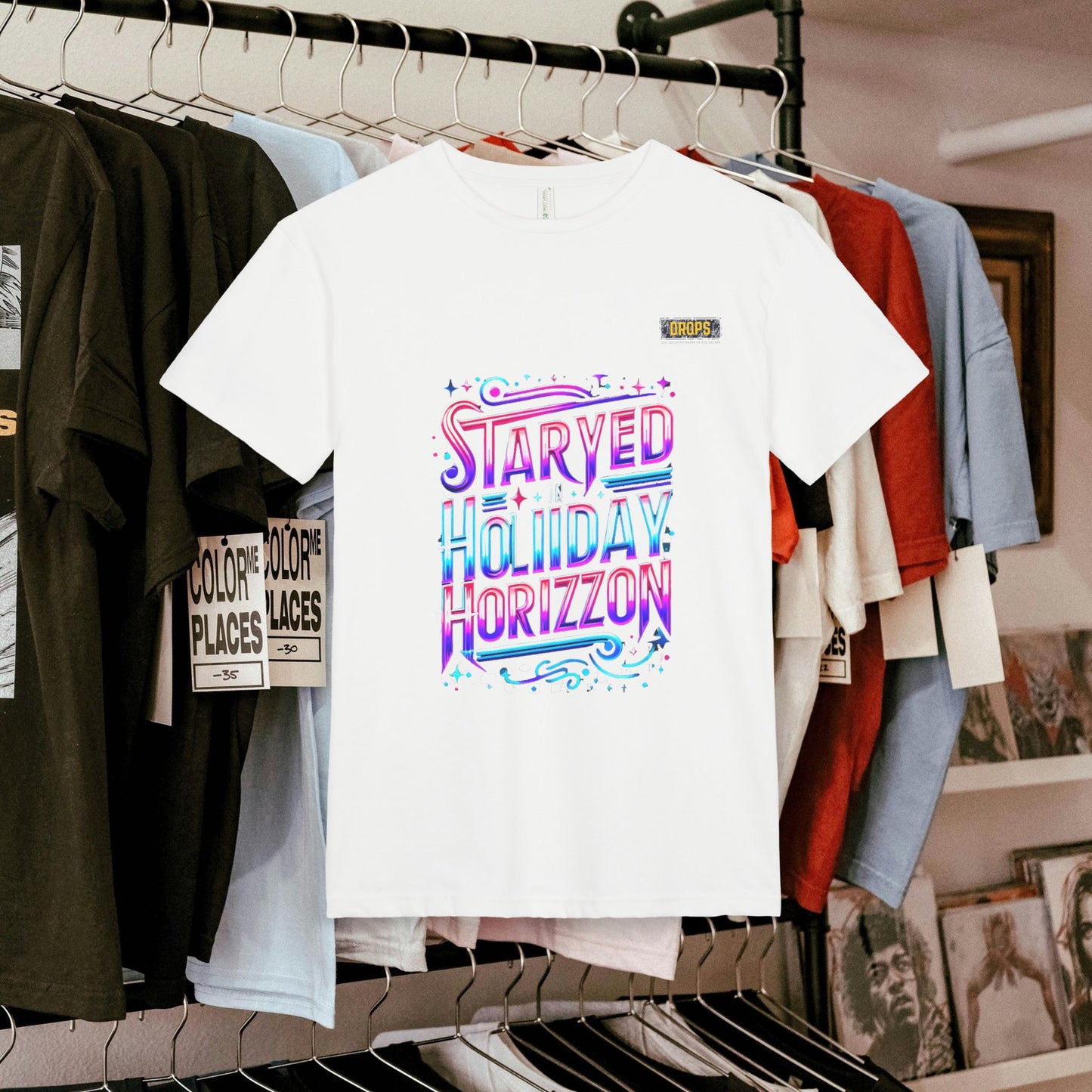 Unisex Sueded T-shirt_ 28 June 2025_ Limited Edition Summer Festivities, by WesternWaves: