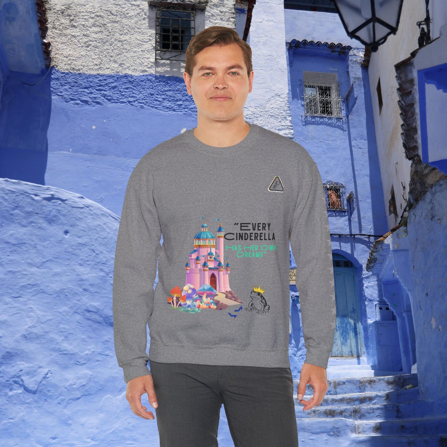 Unisex Heavy Blend™ Crewneck Sweatshirt_ N2 Series UHBCSS PT2WW007_ Limited Edition Pure Luxury By WesternWaves: