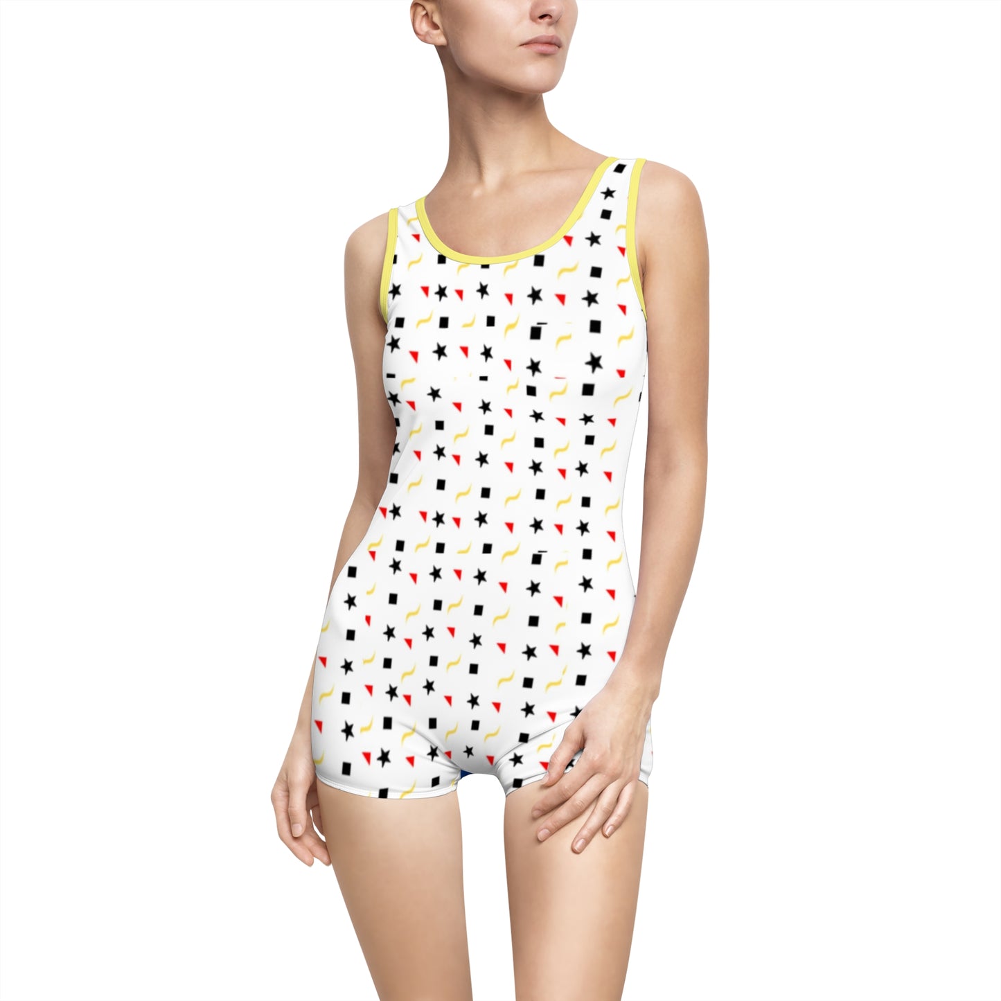 Women's Vintage Swimsuit (AOP)_ N+ Series WVSSAOP PT2WW003_ Limited Edition Vintage Confidence by WesternWaves: