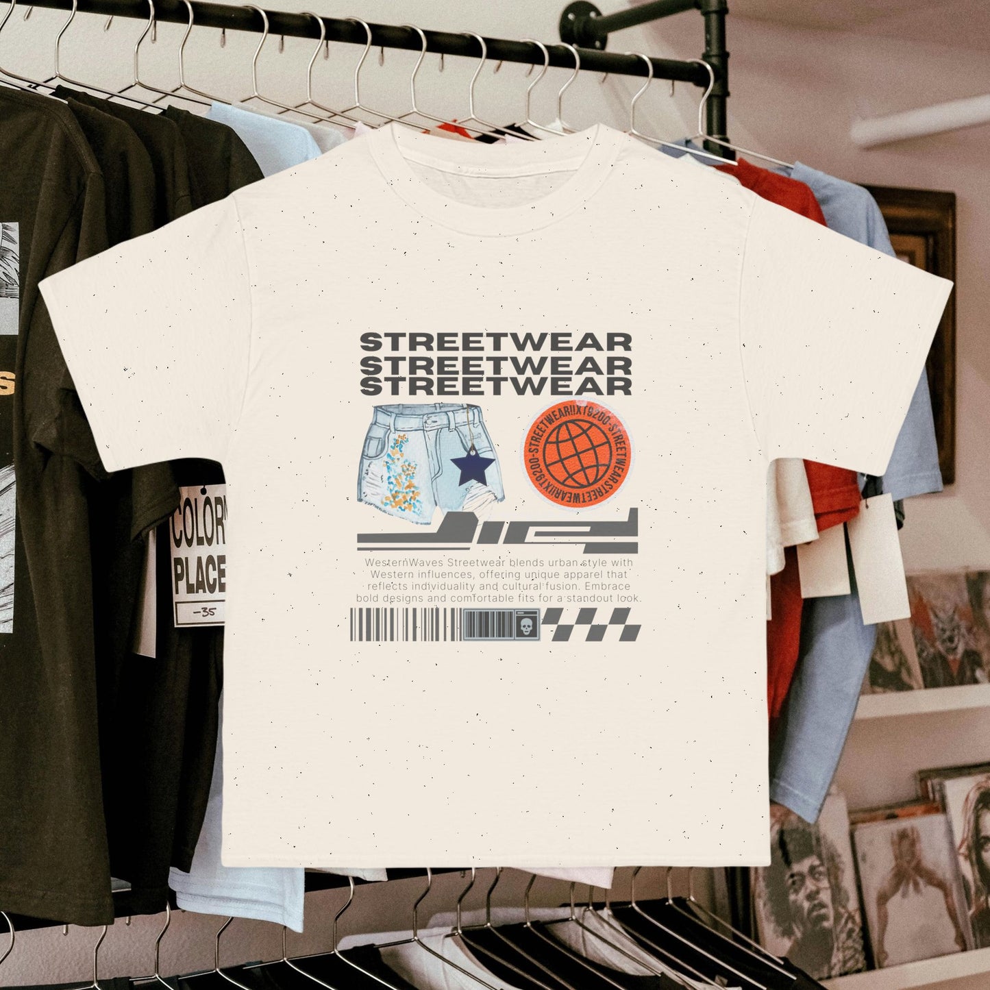 Beefy-T® Short-Sleeve T-Shirt_ N3+ Series BFYTRSSTS PT2WW003_ Limited Edition Stylish Raw Classic by WesternWaves: