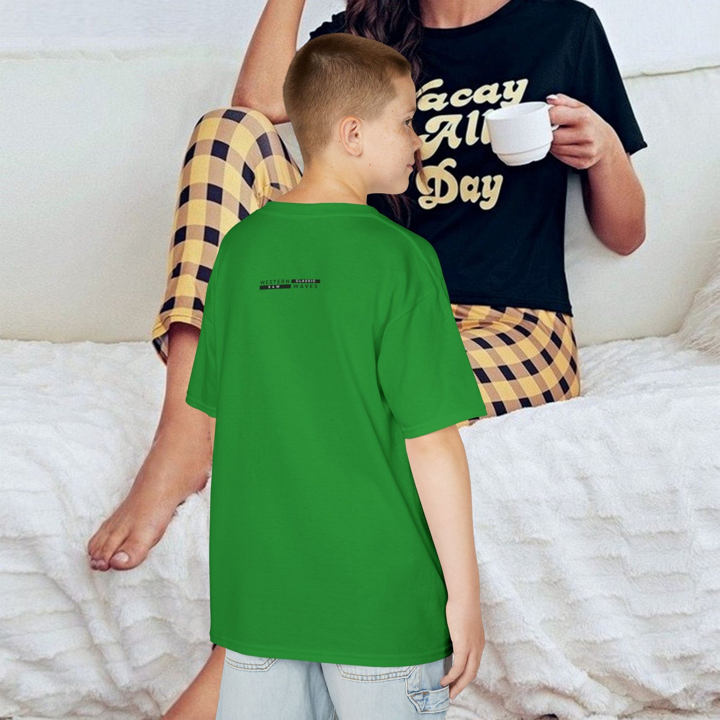 Kids Heavy Cotton™ Tee_ N2 Series KHCT PT2WW0011_ Limited Edition Durable Comfort for Every Adventure by WesternWaves: