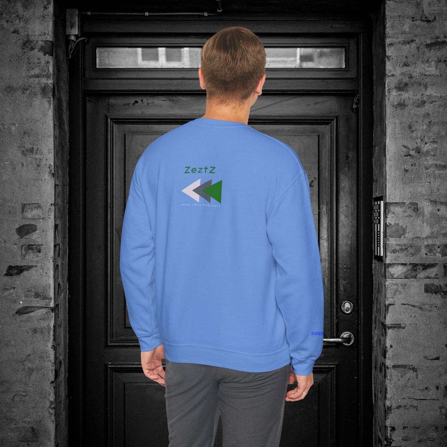 Unisex Heavy Blend™ Crewneck Sweatshirt_ N2+ Sports Series UHBCSS PT2WW009_ Limited Edition ‘Zeztz’ Brand Sports Elements by WesternWaves: