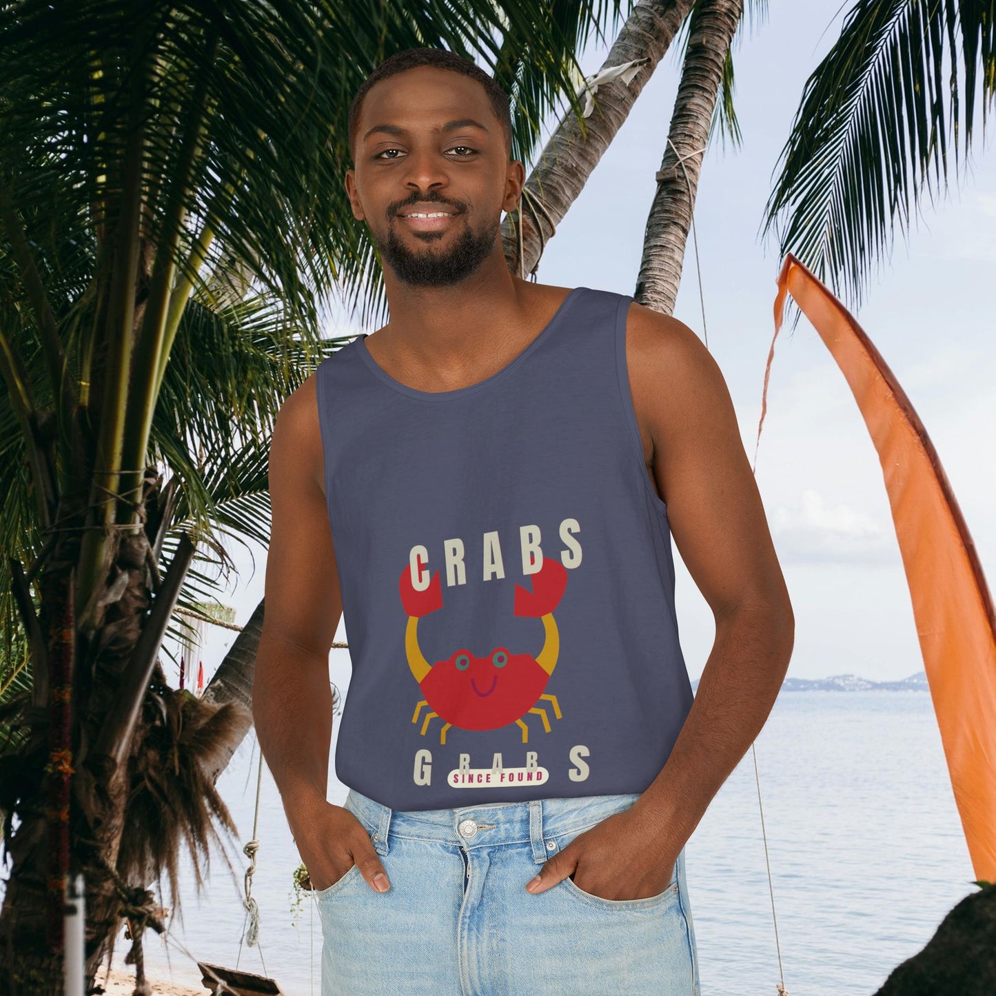 Unisex Garment-Dyed Tank Top_ N2+ Series USGDTT PT2WW012_ Limited Edition Comfort & Style by WesternWaves: