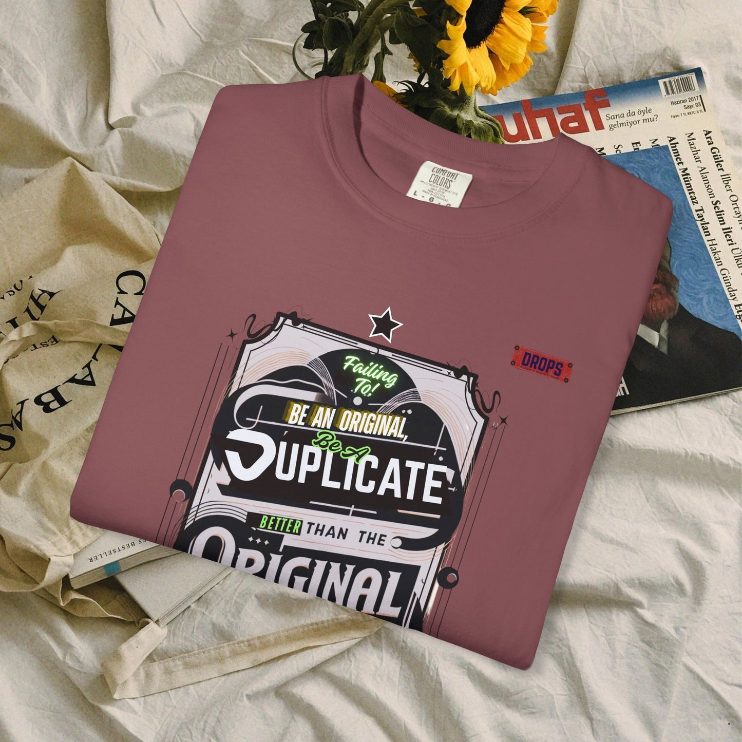 unisex garment-dyed t-shirt_ 09 July 2025_ Limited Edition Everyday Casual Wear by WesternWaves: