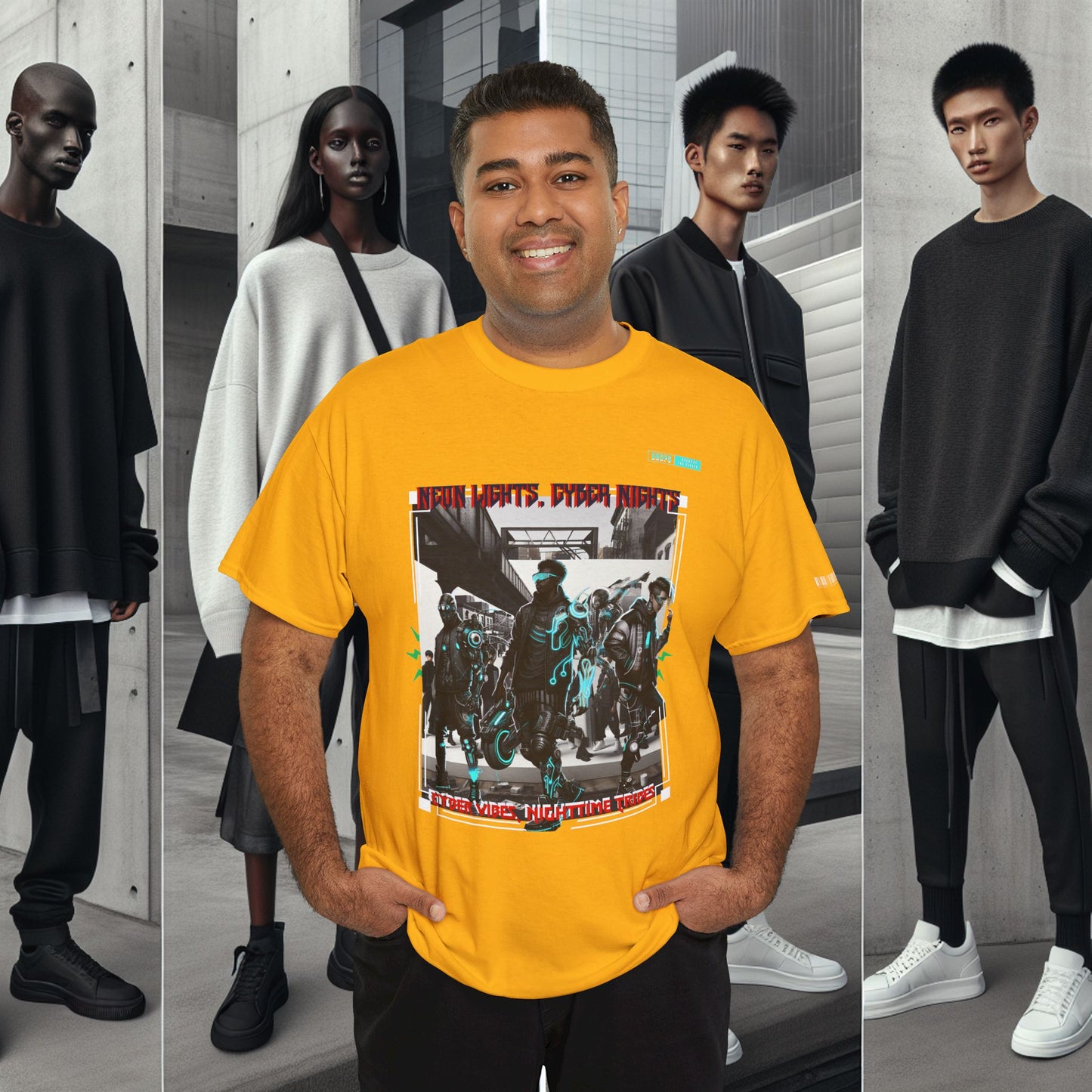 Unisex Heavy Cotton Tee_ N8+ Series USHOSTEE_ PT2WW003_ 01 Oct 2025_ Limited Edition Casual Wear by WesternWaves: