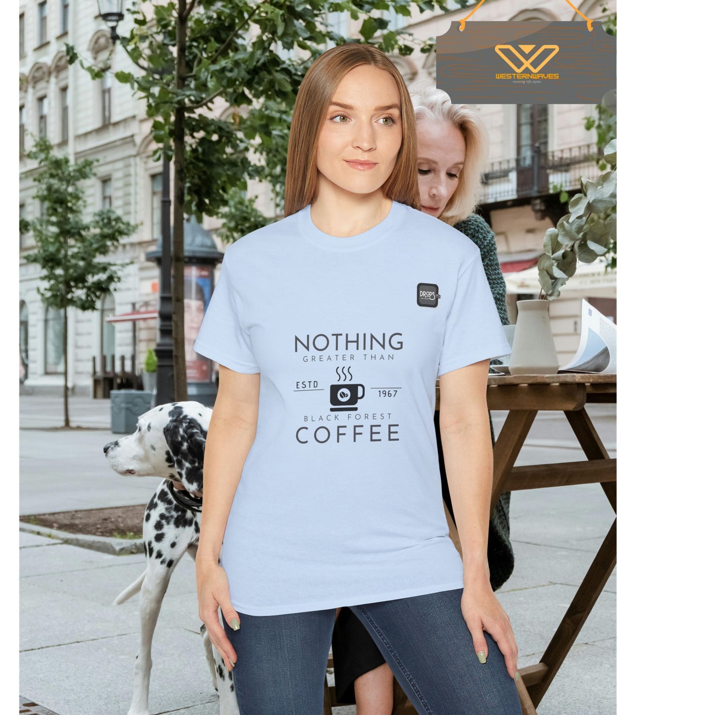 Unisex Ultra Cotton Tee_ Classic Comfort Unleashed_ N2+ Series USUCTEE PT2WW006_ Limited Edition Maximum Comfort & Style by WesternWaves: