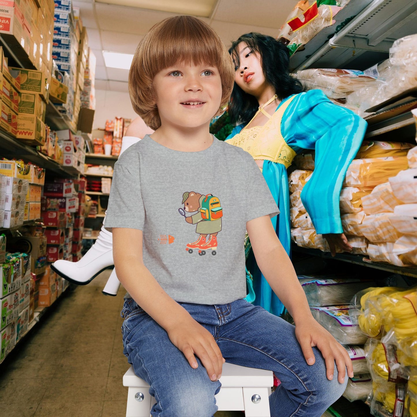 Heavy Cotton™ Toddler T-shirt - N5 Series HCT PT2BC010_ Eco-Friendly Comfort of Limited Edition of WesternWaves: