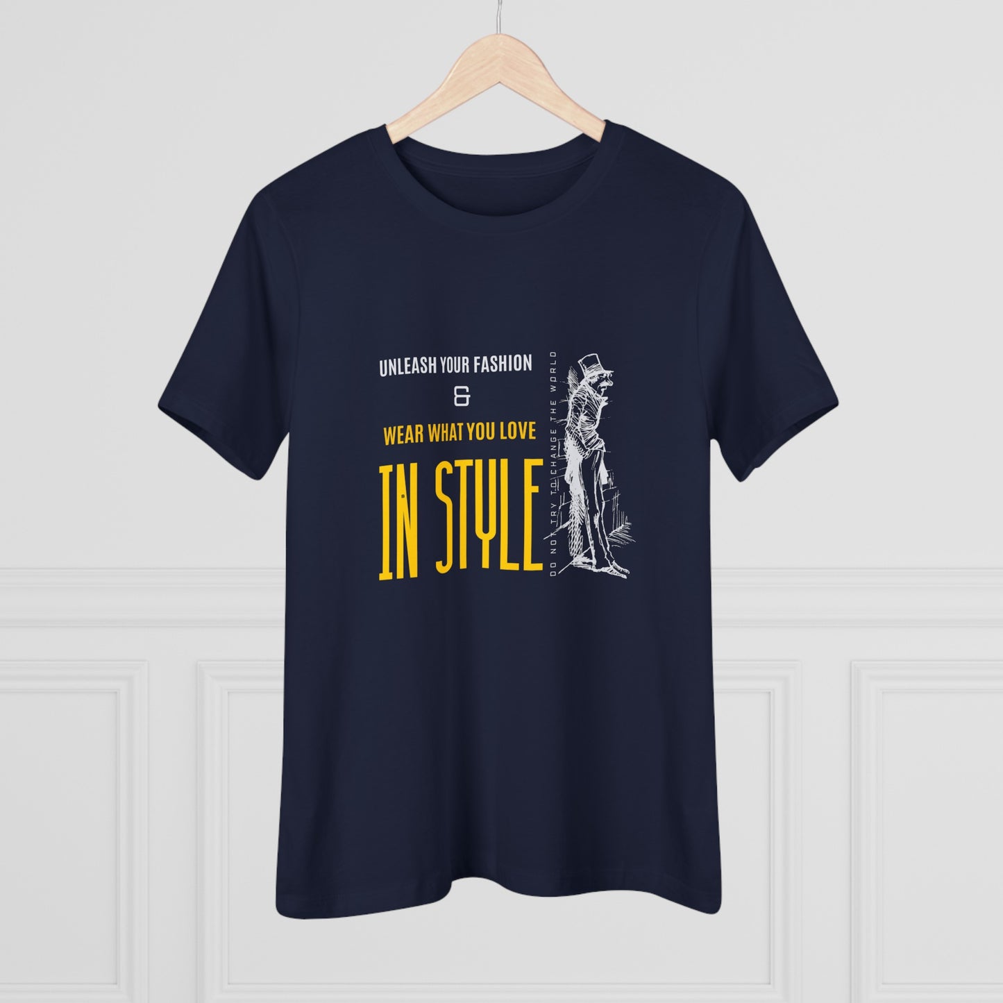 Women's Cotton Tee_ N2+ Series WCTEE PT2WW002_ Cozy Comfort Limited Edition by WesternWaves: