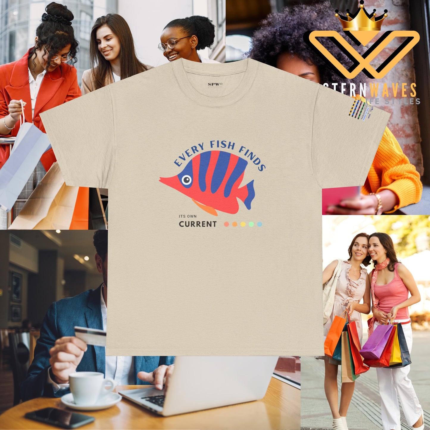 Unisex Heavy Cotton Tee_ Crafted from premium 100% cotton_ N+ Series UHCT PT2WV003_ Limited Edition by WesternWaves: