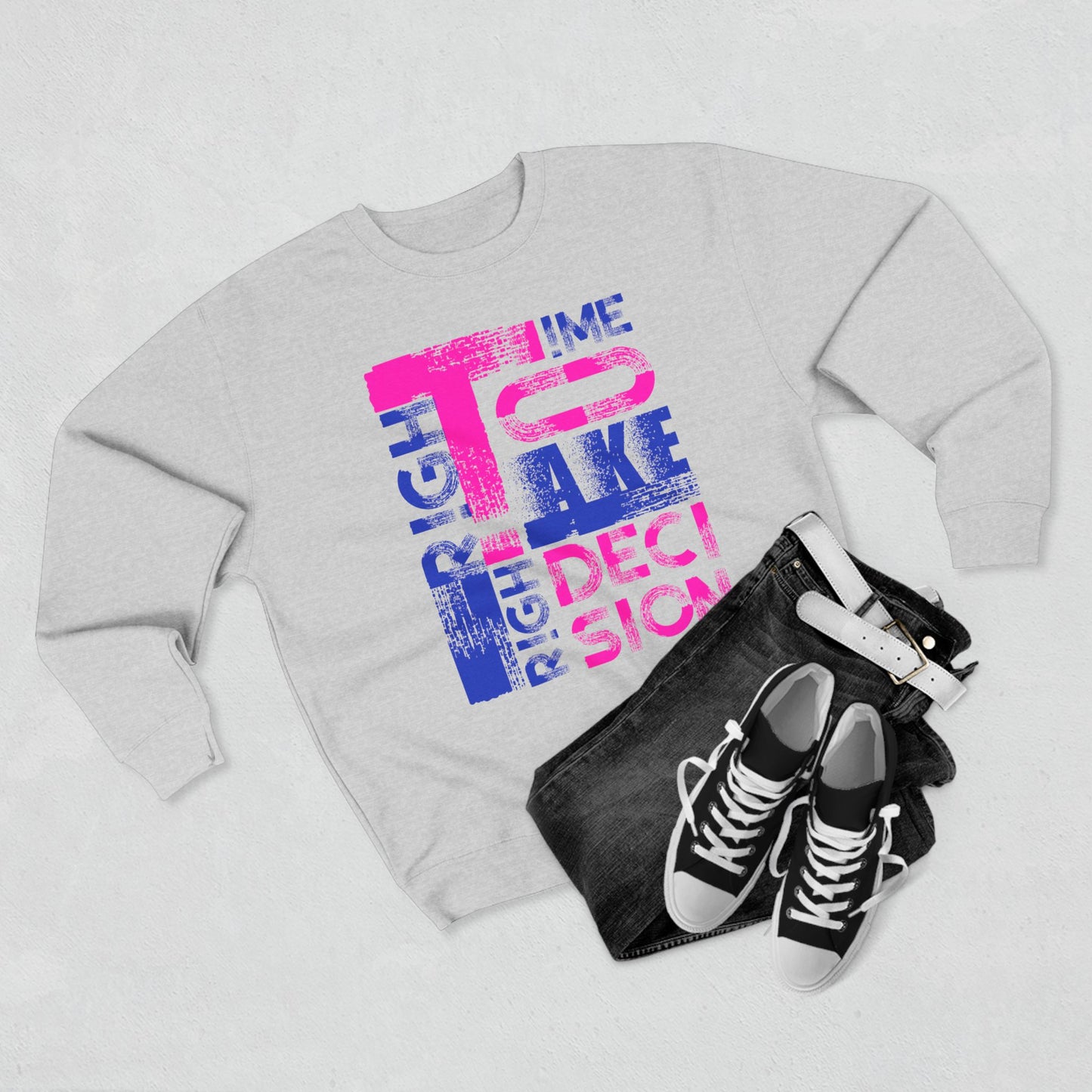 Unisex Crewneck Sweatshirt_ N3+ Series USCNSS PT2WW002_ Limited Edition Softness, Warmth & Durability by WesternWaves: