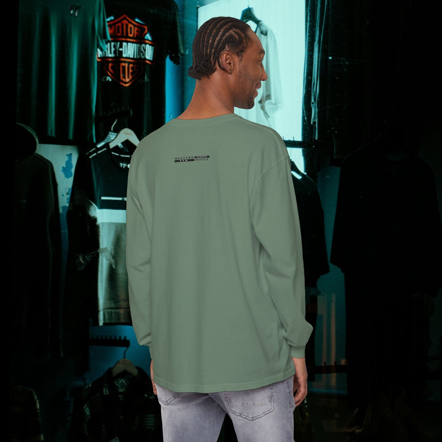 Unisex Long Sleeve T-Shirt_ N7 Series USLSTSHIRT PT2WW002_ Limited Edition Trendy Vibes by WesternWaves: