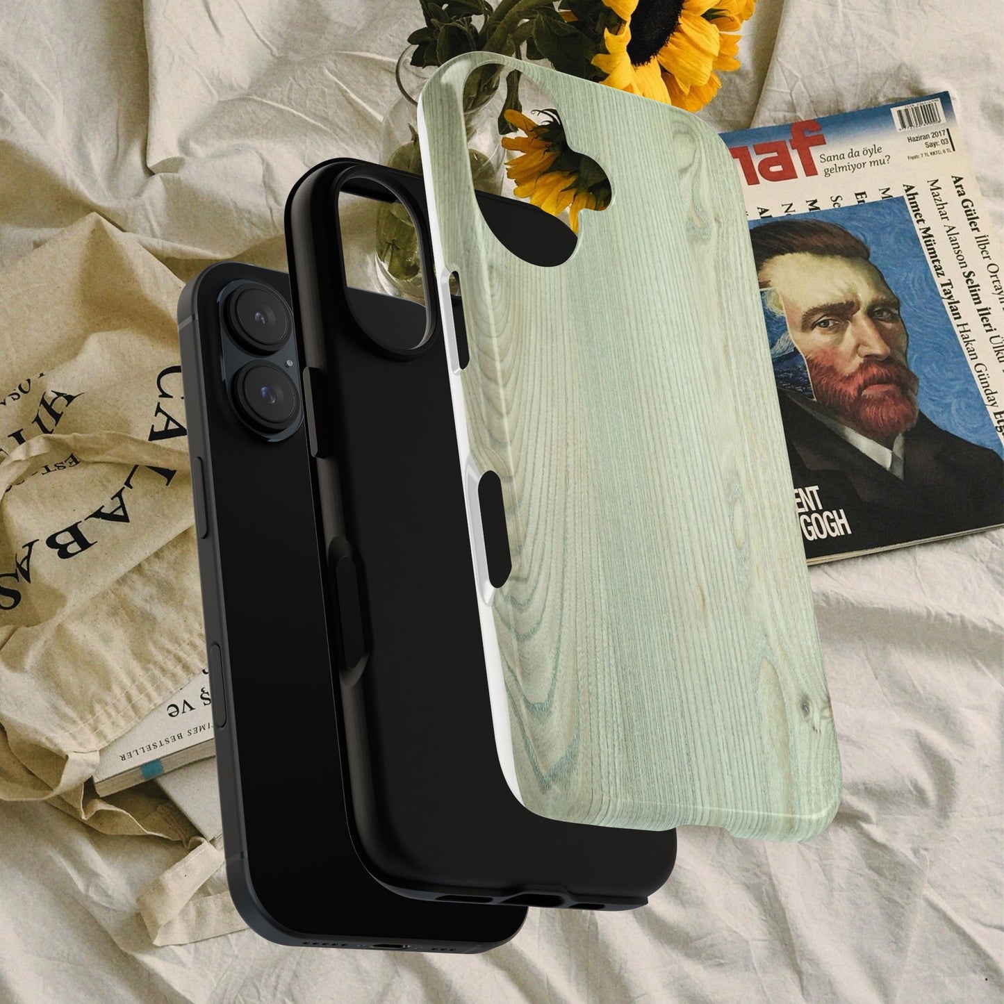 Tough Cases_ iPhone Case_ Series N8+ TCPCASE PT2WW005_ Limited Edition Wooden Grain Phone Case for iPhones by WesternWaves_