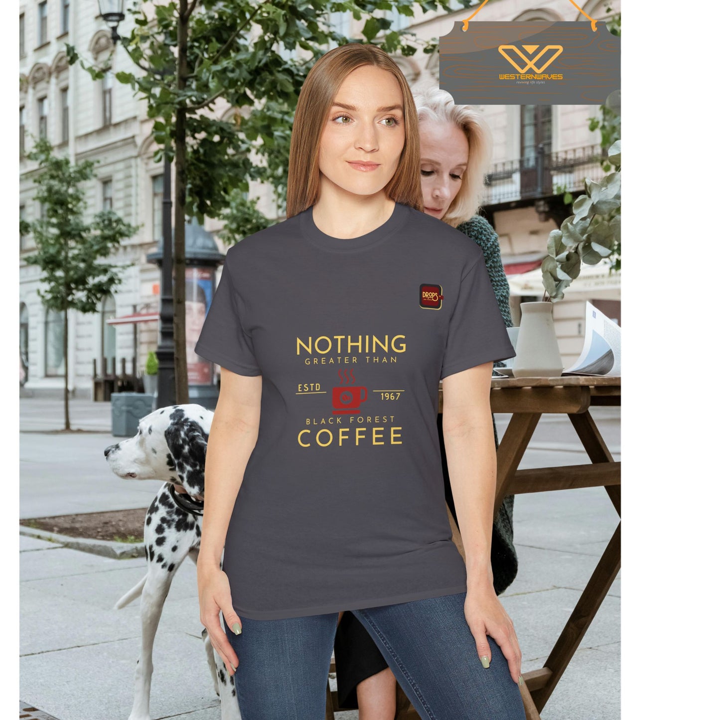 Unisex Ultra Cotton Tee_ Classic Comfort Unleashed_ N2+ Series USUCTEE PT2WW006_ Limited Edition Maximum Comfort & Style by WesternWaves: