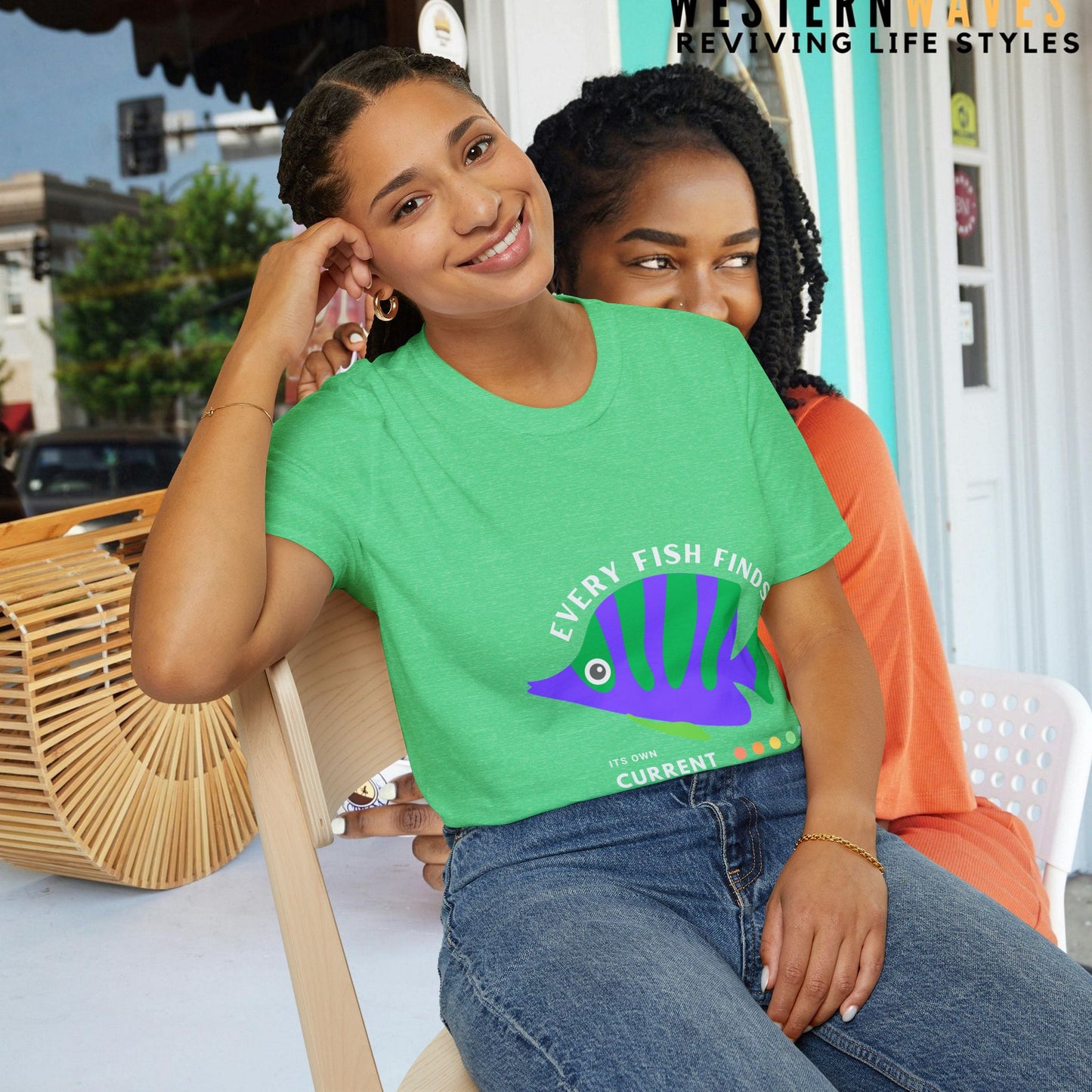 Unisex Softstyle T-Shirt_ N+ Series USSTS FT2WW010_ Limited Edition by WesternWaves:
