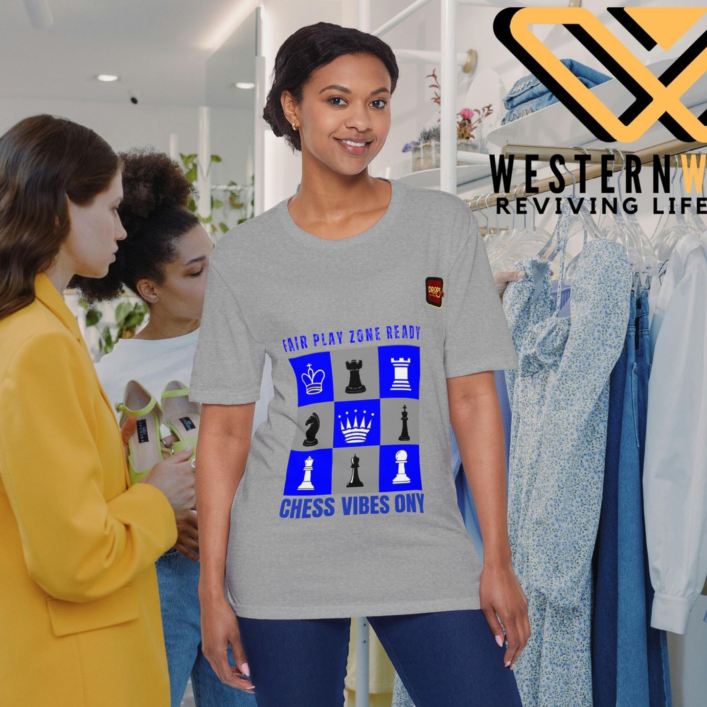 Unisex District® Re-Tee®_ N Series USDRR_ PT2WW001_ Sustainable Style by WesternWaves: