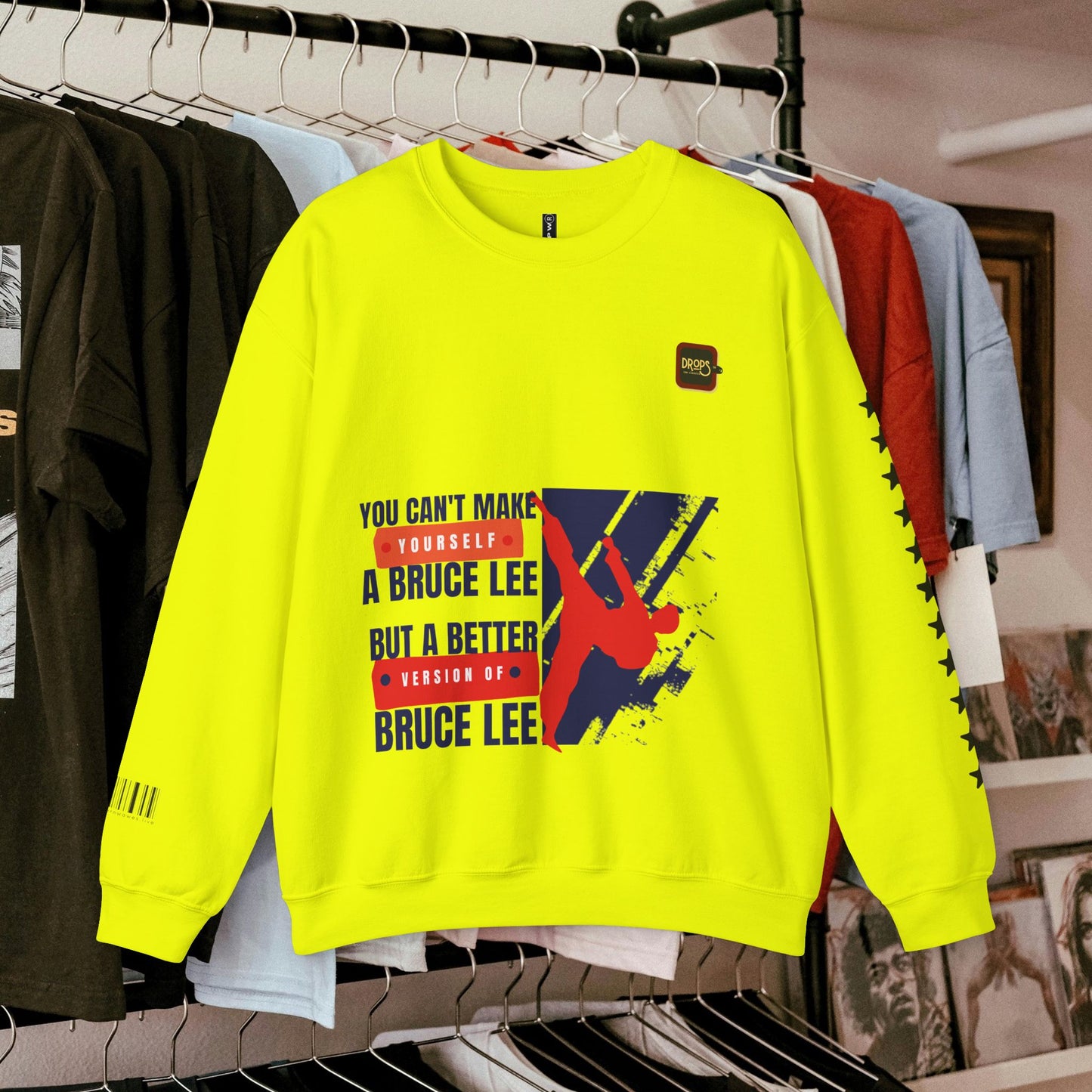 Unisex Heavy Blend™ Crewneck Sweatshirt_ N2 Sports Series UHBCSS PT2WW010_ Limited Edition ‘Zeztz’ Brand Sports Elements by WesternWaves: