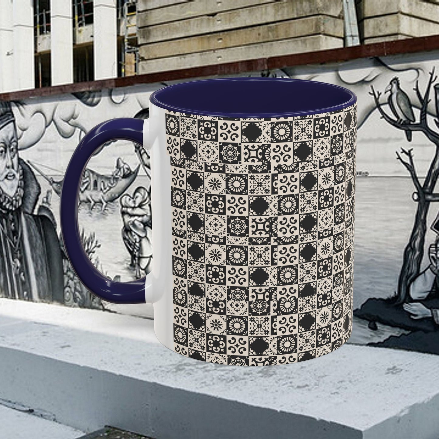 11oz Accent Mug_ N2 Series 11OZACM PT2WW001_ Limited Edition Perfect Blend of Style by WesternWaves: