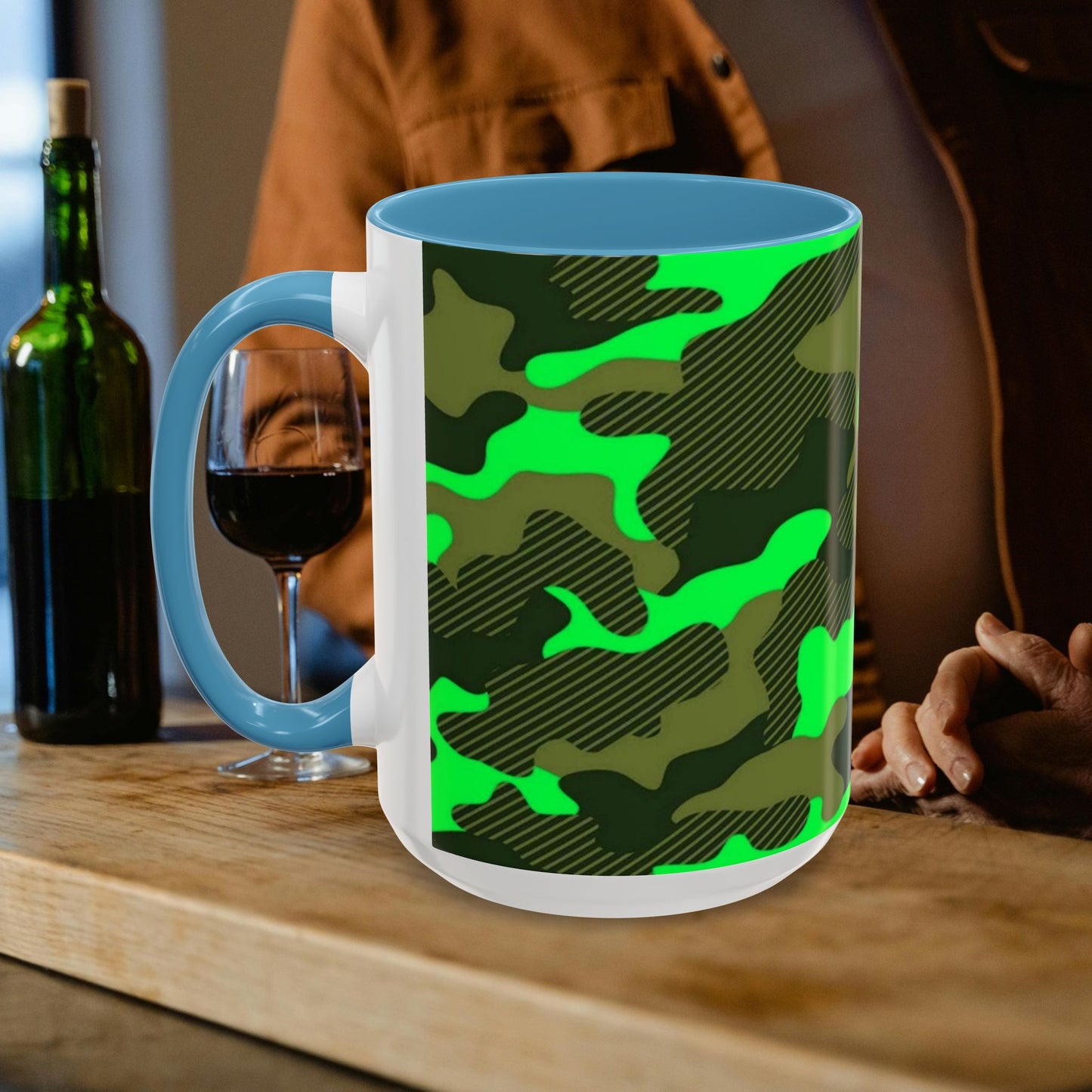 Accent Coffee Mug (11, 15oz)_ N2 Series ACMUG PT2WW004_ Limited Edition Mug by WesternWaves: