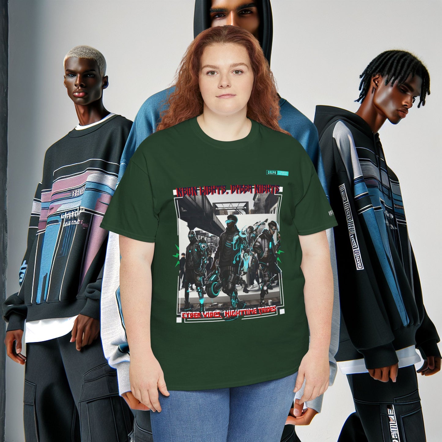 Unisex Heavy Cotton Tee_ N8+ Series USHOSTEE_ PT2WW003_ 01 Oct 2025_ Limited Edition Casual Wear by WesternWaves:
