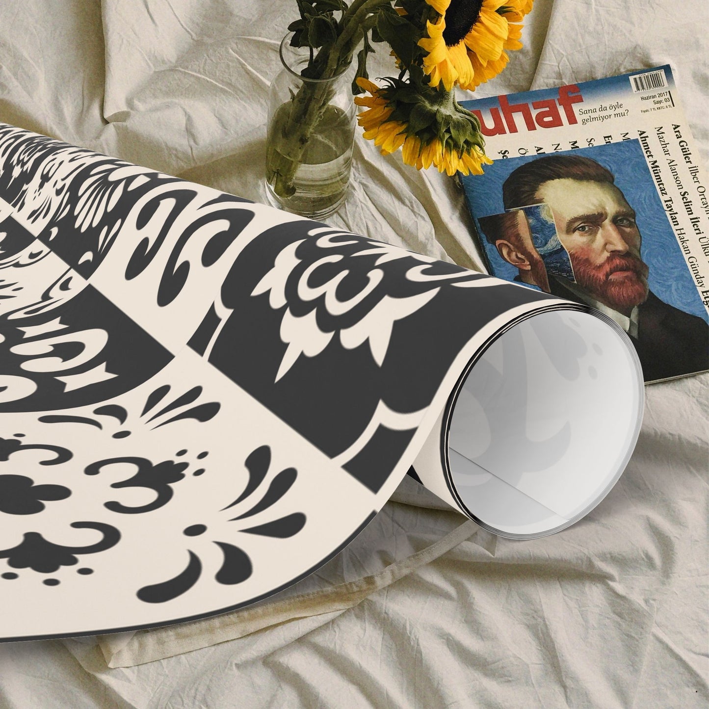 Wrapping Papers - Elegant Black Pattern - Perfect for Gift Giving and Special Occasions_ N6+ Series WPEPG PT2WW003_ Limited Edition by WesternWaves: