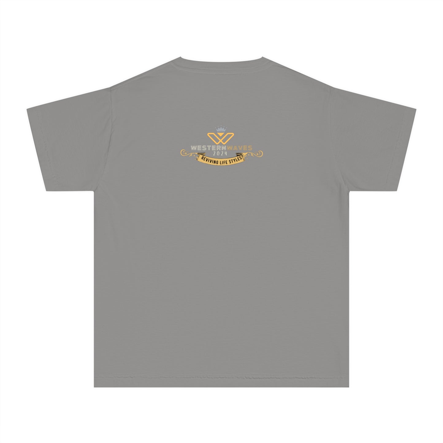Youth Midweight Tee_ N2 Series YMT PT2WW004_ Limited Edition Durability & Lightweight Agility by WesternWaves:
