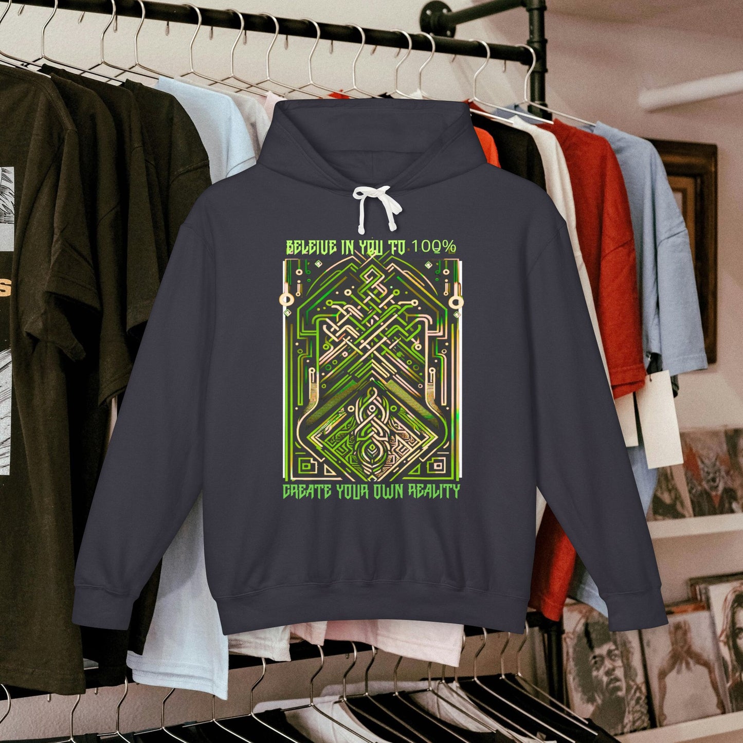 Unisex Lightweight Hooded Sweatshirt_ Series UWD 0052_ Limited Edition Streetwear Classic by WesternWaves: