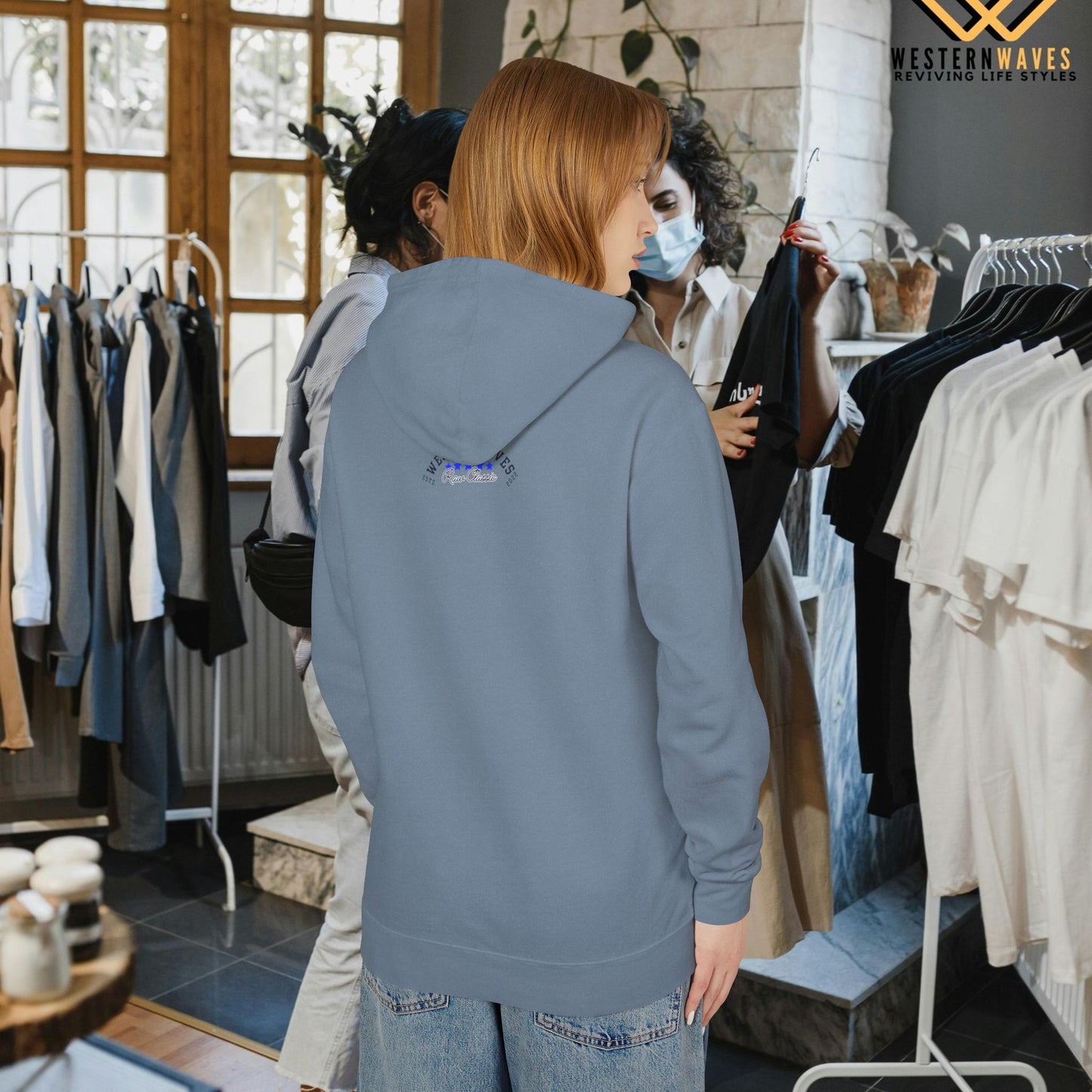 Unisex Lightweight Hooded Sweatshirt – N2* Series USLWHSS PT2WW027_ Limited Edition Crafted Comfort by WesternWaves:
