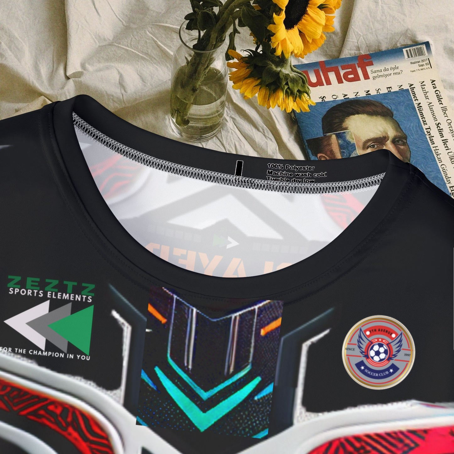 Men's Sports Jersey_ Series UWD 063_ Limited Edition Stylish Soccer T-shirt by WesternWaves: