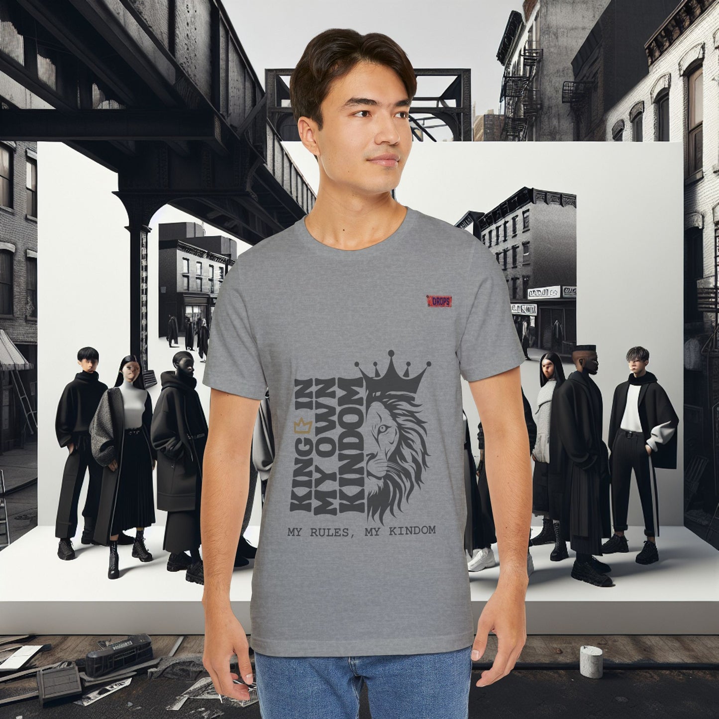 Casual Tee_ Series UWD 070_ Limited Edition Casual Streetwear Tee by WesternWaves: