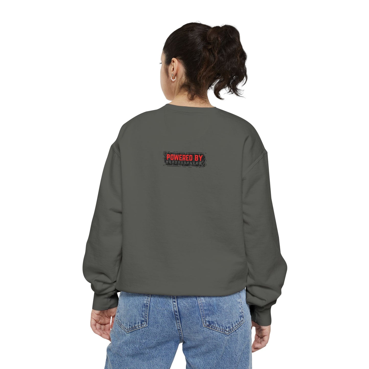 Motivational Unisex Garment-Dyed Sweatshirt, Cozy Pullover, Rise and Shine Apparel, Gift for Her, Inspirational Clothing