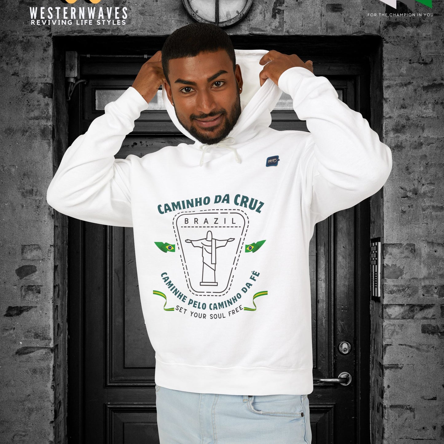 Unisex Lightweight Hooded Sweatshirt – N2+ Series USLWHSS PT2WW024_ Limited Edition Crafted Comfort by WesternWaves: