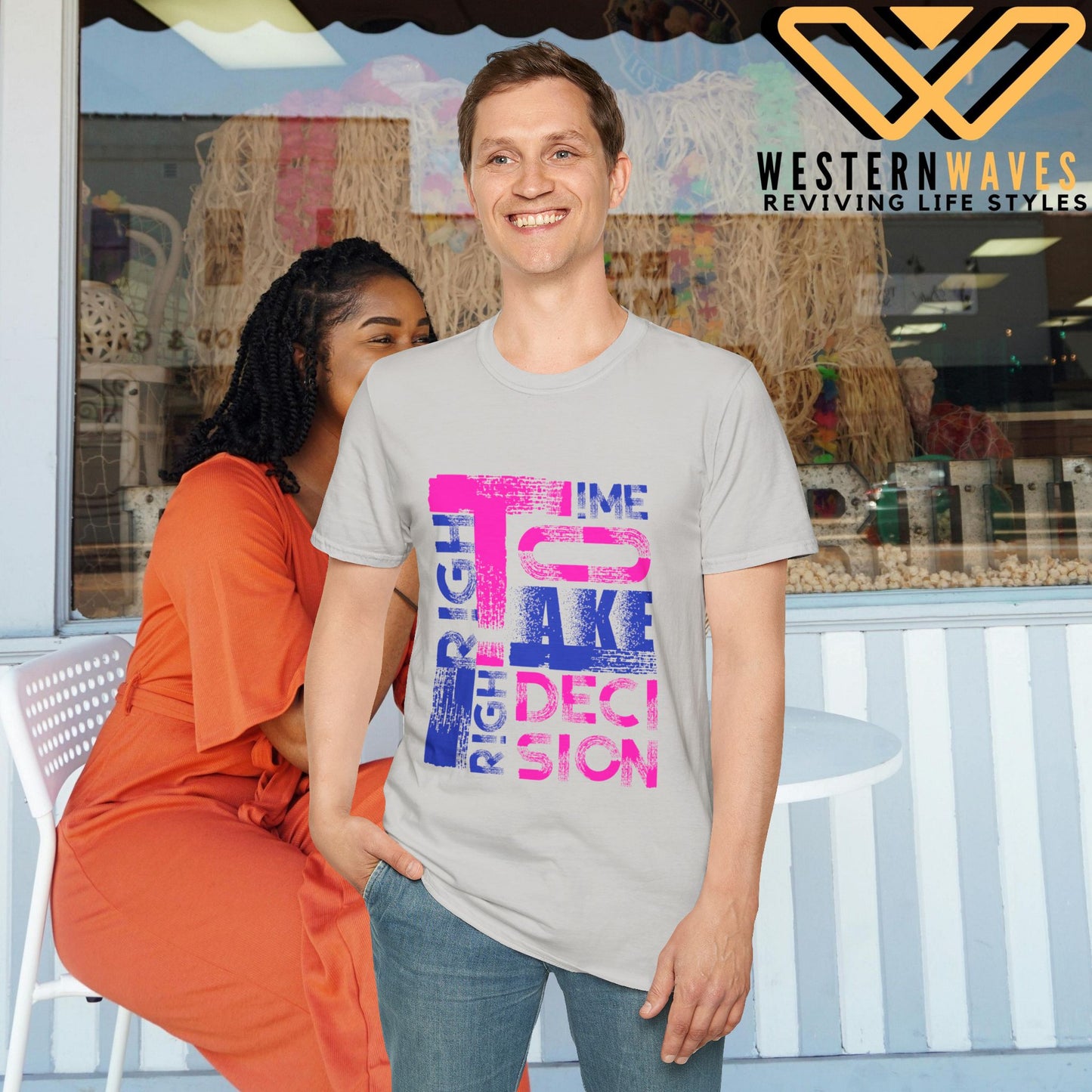 Unisex Softstyle T-Shirt_ N2+ Series USSTS FT2WW003_ Redefines Relaxation Limited Edition by WesternWaves: