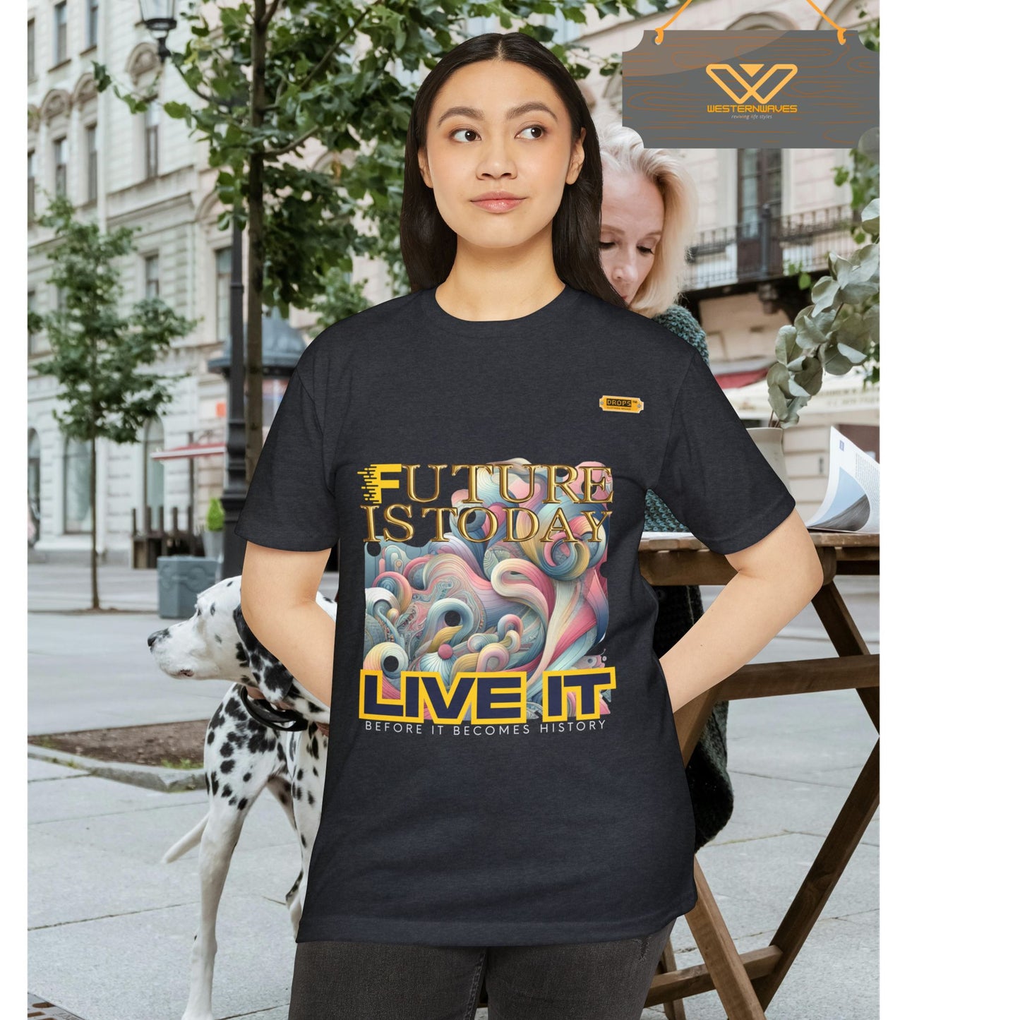 Unisex CVC Jersey T-shirt_ 16 June 2025_ Limited Edition Casual Fashion by WesternWaves: