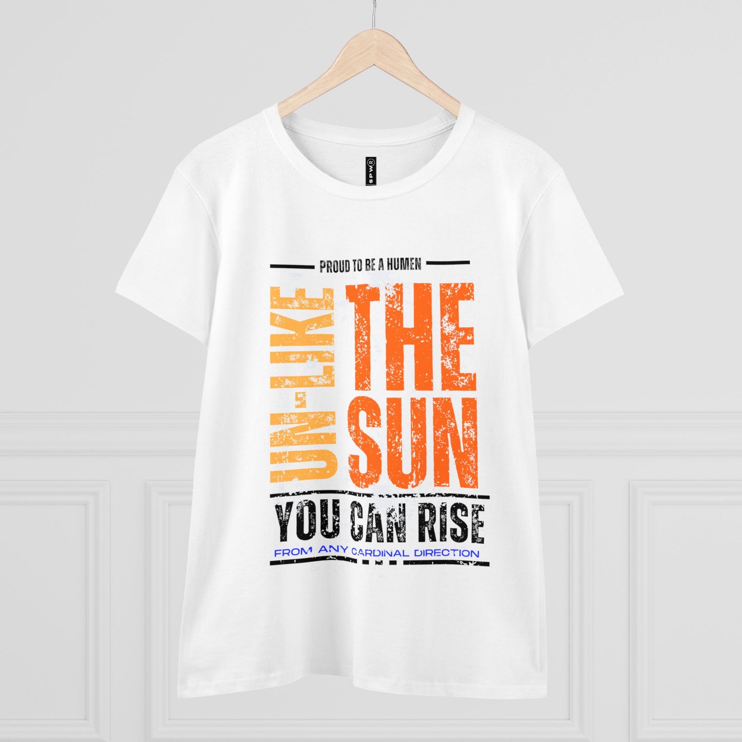Women's Midweight Cotton Tee_ Essential Comfort_ N2+ Series SSTS PT2WW005_ Limited Edition Perfect Blend of Comfort by WesternWaves: