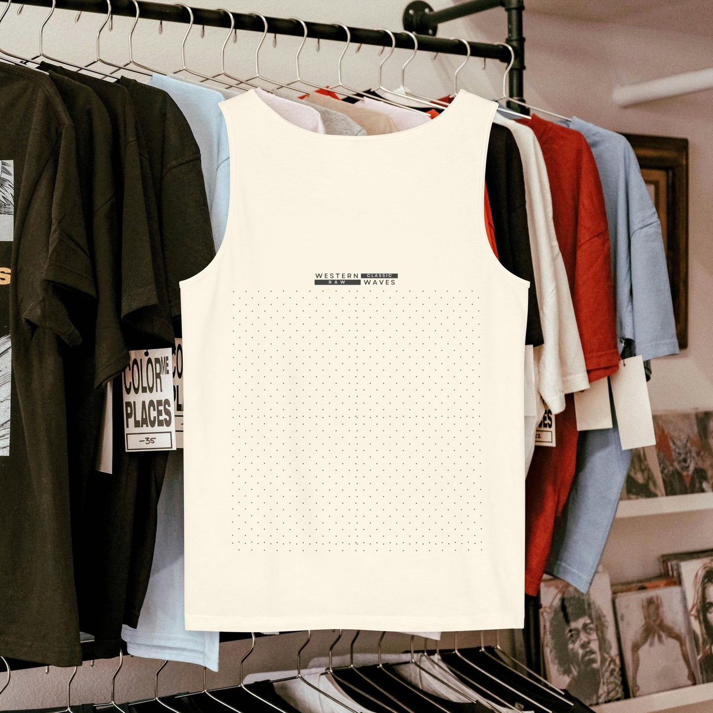 Unisex Garment-Dyed Tank Top_ Series N7* USDYEDTTOPS PT2WW001_ Limited Edition by WesternWaves:
