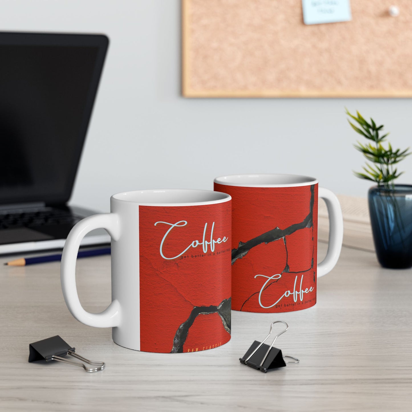 Ceramic Mug (11oz, 15oz)_ N3+ Series CM11, 15OZ PT2WW009_ Limited Edition Ceramic Masterpiece by WesternWaves:
