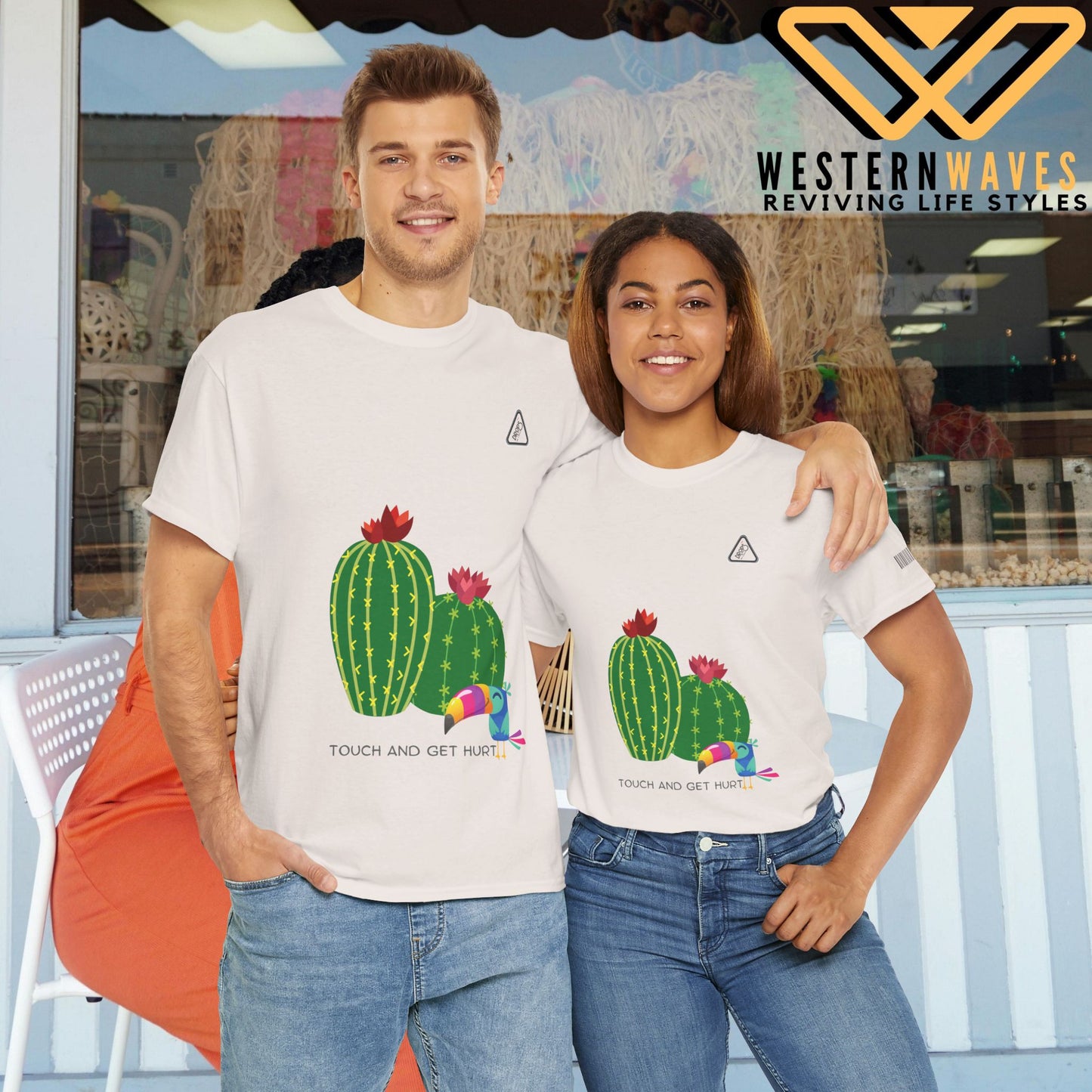 Unisex Heavy Cotton Tee_ Crafted from premium 100% cotton_ N2 Series UHCT PT2WW001_ Limited Edition Comfort & Durability by WesternWaves: