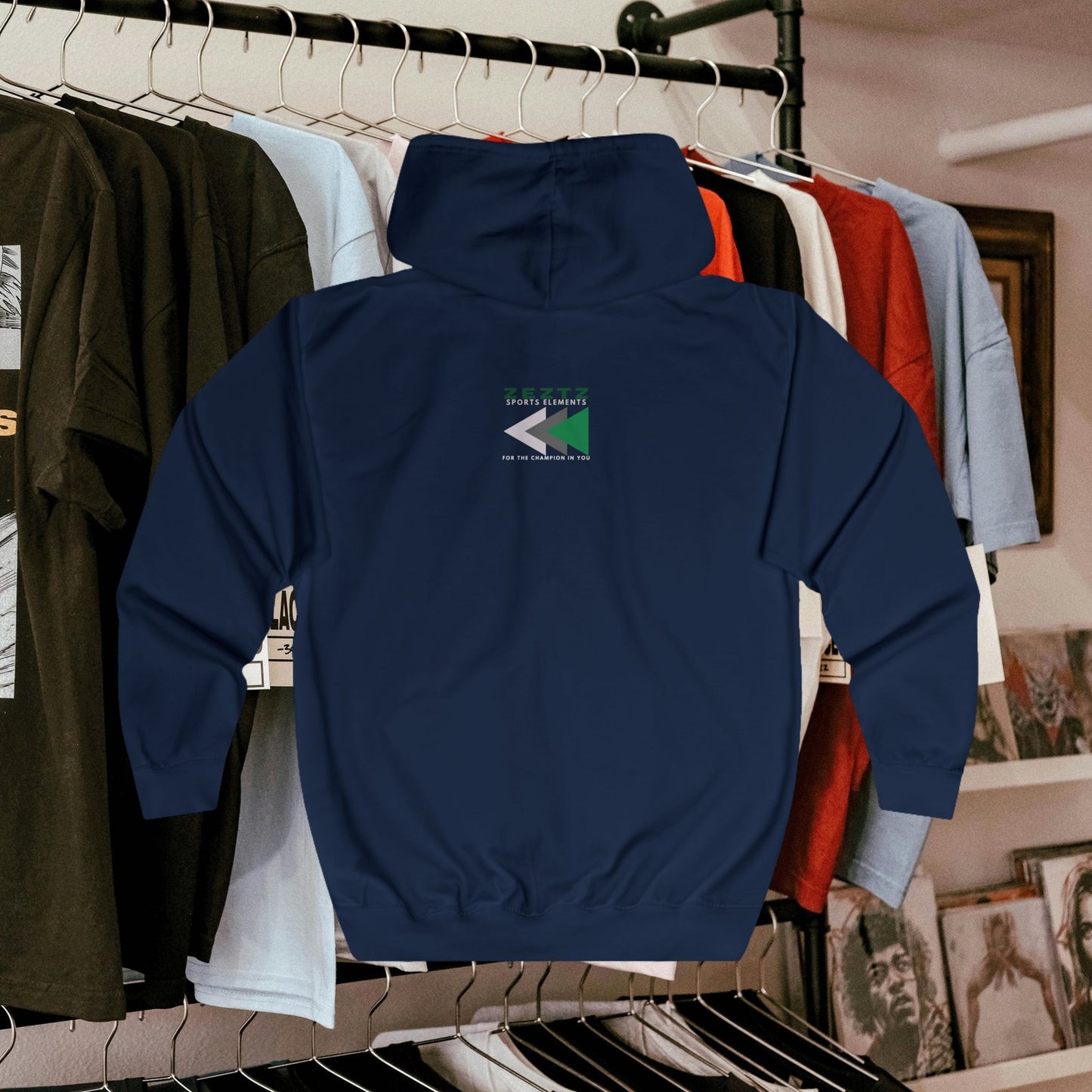 Unisex Full Zip Hoodie_ N7* Series USFZHOODIE PT2WW008_ Limited Edition Trendy Vibes by WesternWaves: