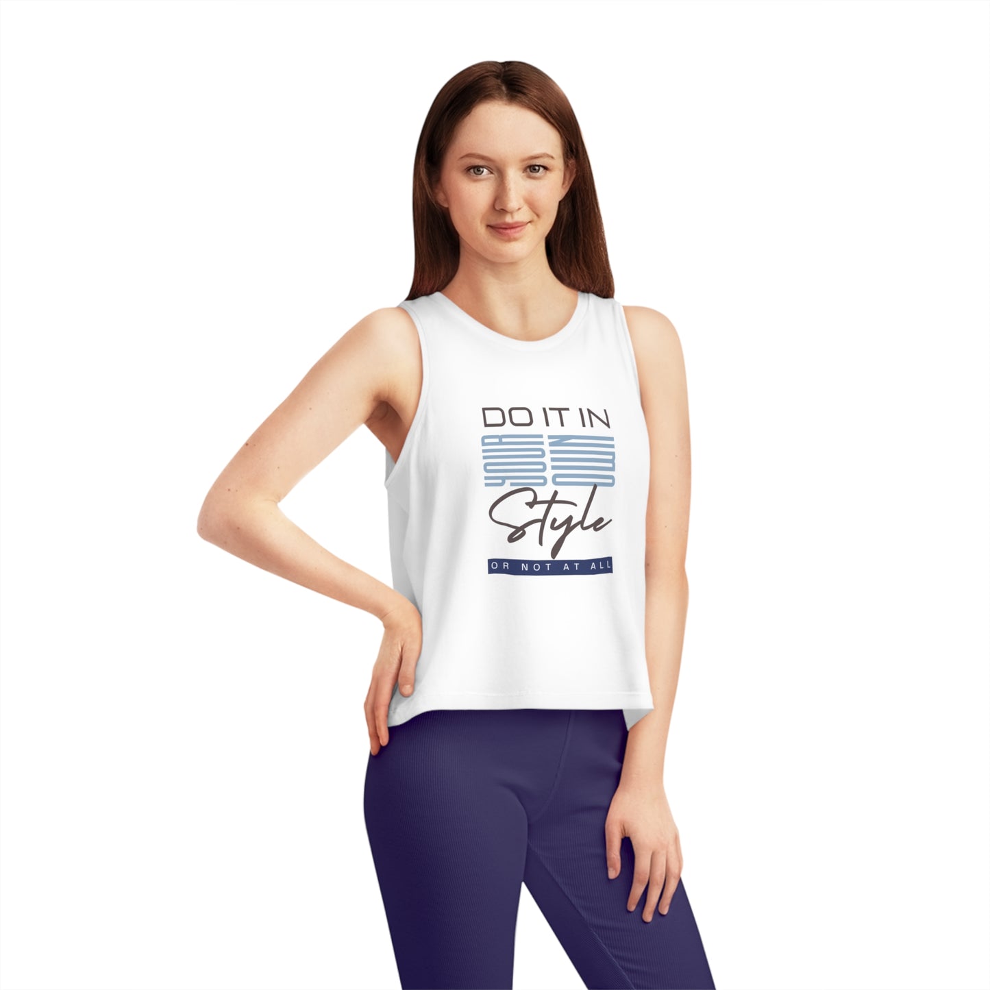 Women's Dancer Cropped Tank Top_ N2+ Series SPW WDCTT PT2WW007_ Limited Edition Graceful Movements by WesternWaves:
