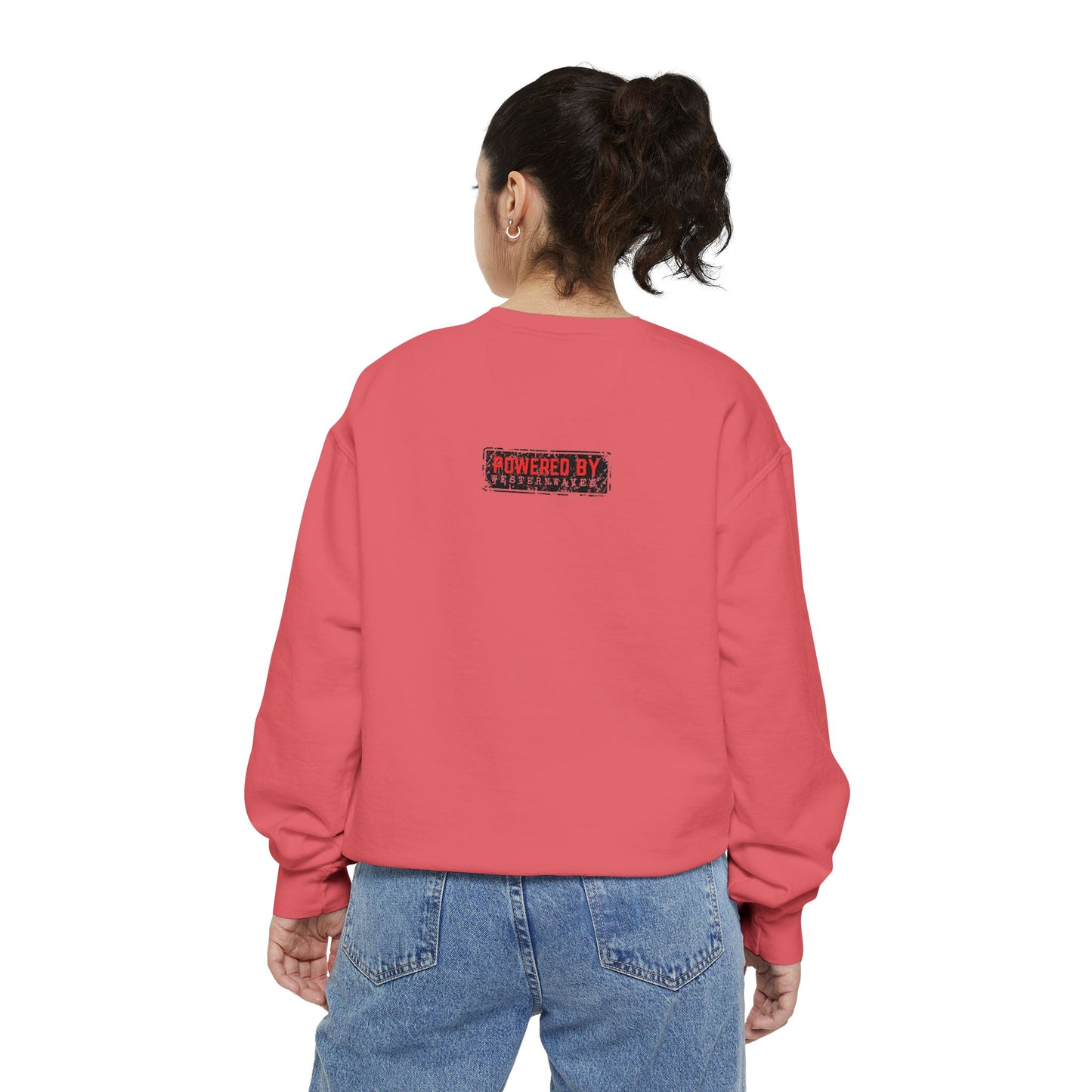Motivational Unisex Garment-Dyed Sweatshirt, Cozy Pullover, Rise and Shine Apparel, Gift for Her, Inspirational Clothing