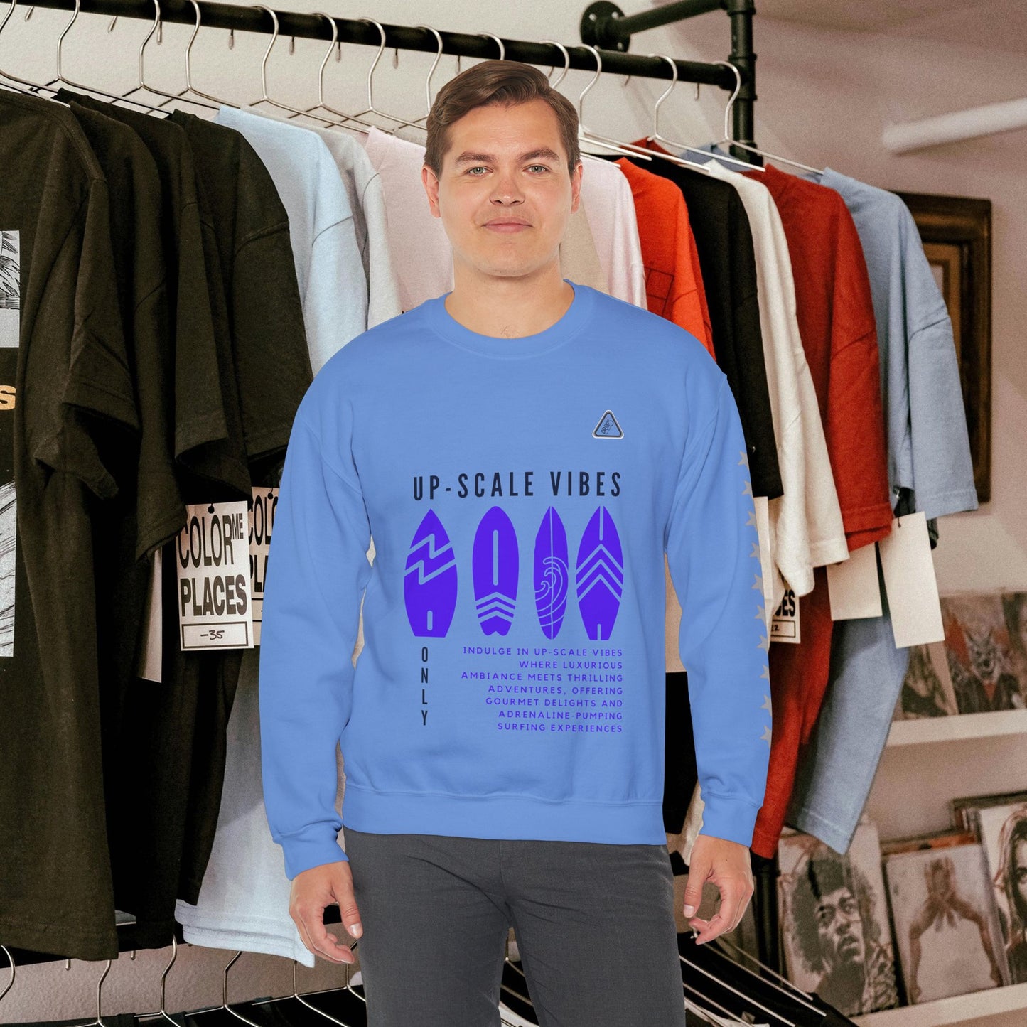 Unisex Heavy Blend™ Crewneck Sweatshirt_ N2 Series JBRW PT2WW001_Limited Edition Pure Luxury by WesternWaves: