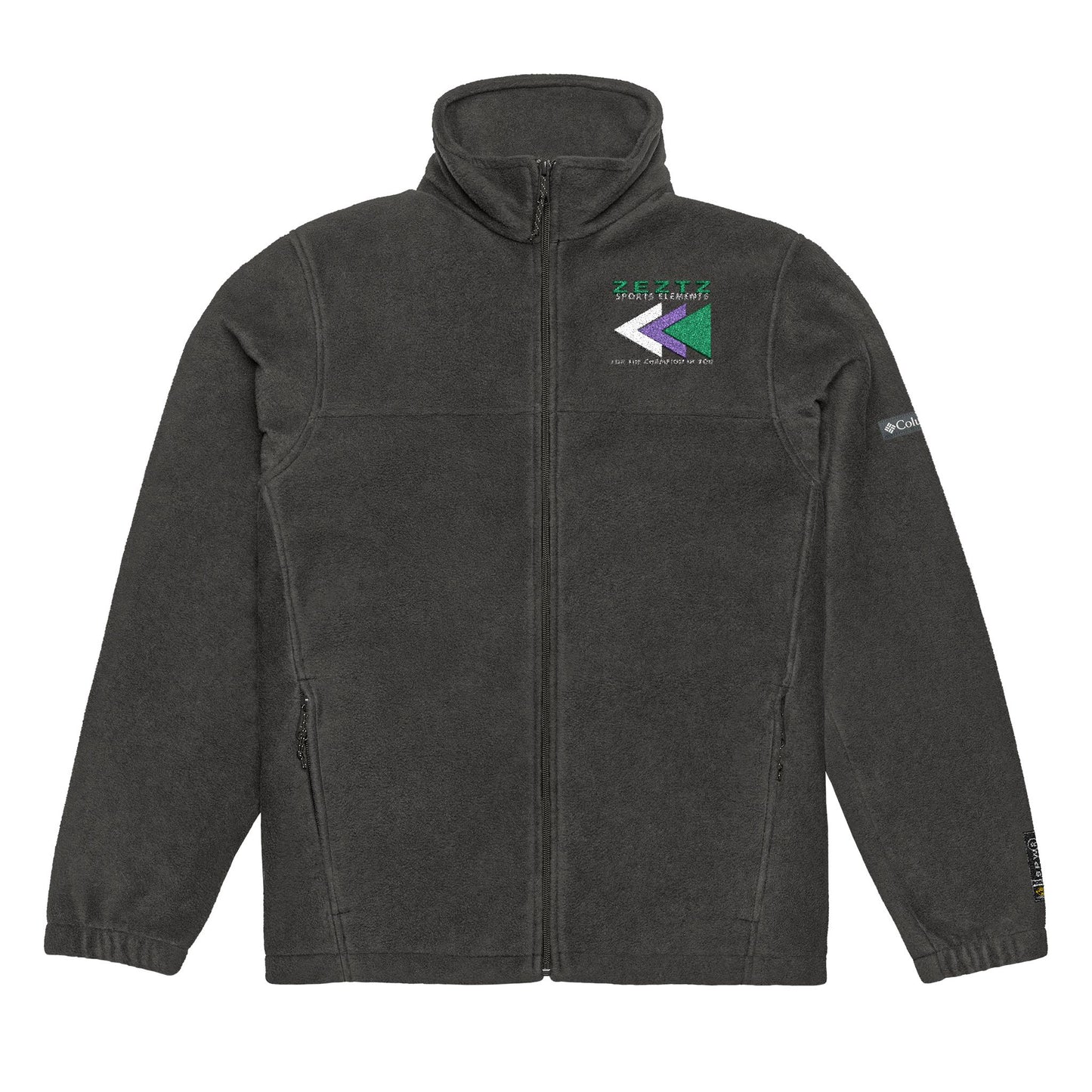 Unisex Columbia Fleece Jacket with Colorful Embroidery_Cozy Outdoor Layer_ N5+ Series USCFJACKET PT2WW001_ Limited Edition by WesternWaves_