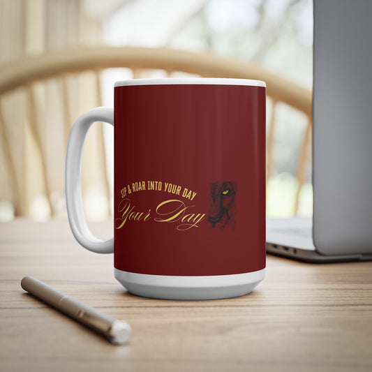 Ceramic Coffee Mug 11oz & 15oz_ N7+ Series CCMUG11&15OZ PT2WW001_ Limited Edition Colourful Ceramic Mug for Home & Office by WesternWaves: