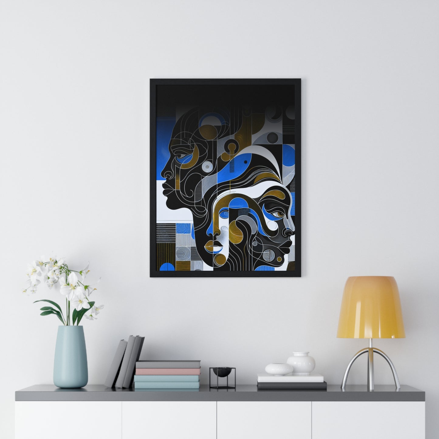 Vertical Framed Poster_ Series N8 VFP PT2WW001_ Limited Edition Home Deco by WesternWaves: