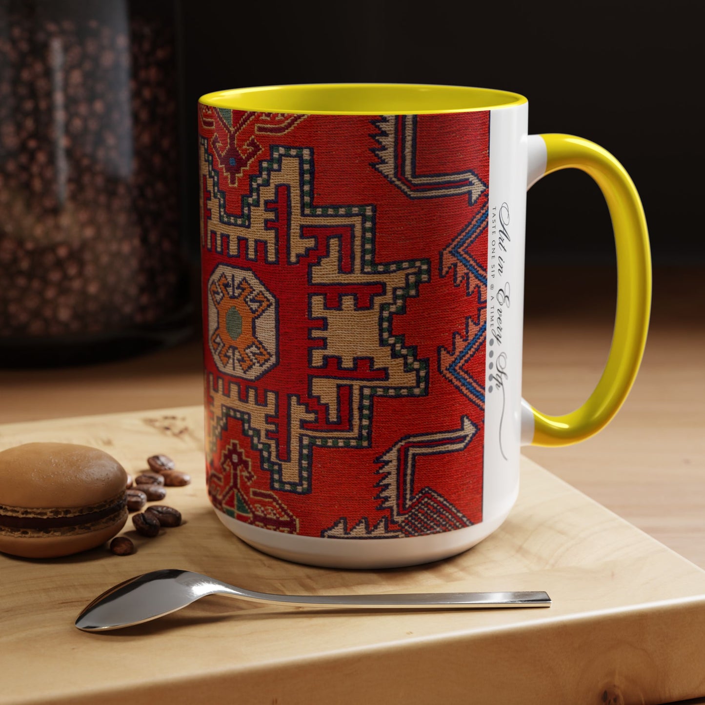 Accent Coffee Mug 11, 15oz_ N3+ Series ACM11OZ PT2WW019_ Limited Edition Perfect Blend of Style by WesternWaves: