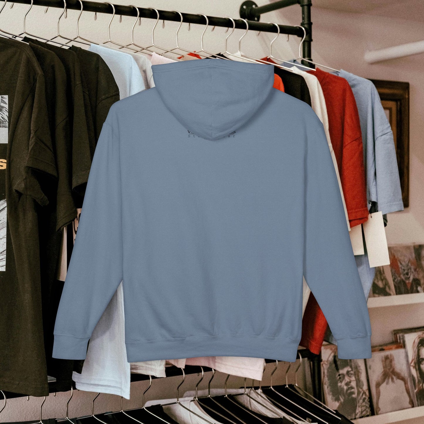 Lightweight Hooded Sweatshirt_ Series UWD 053_ Limited Edition Floral Streetwear by WesternWaves: