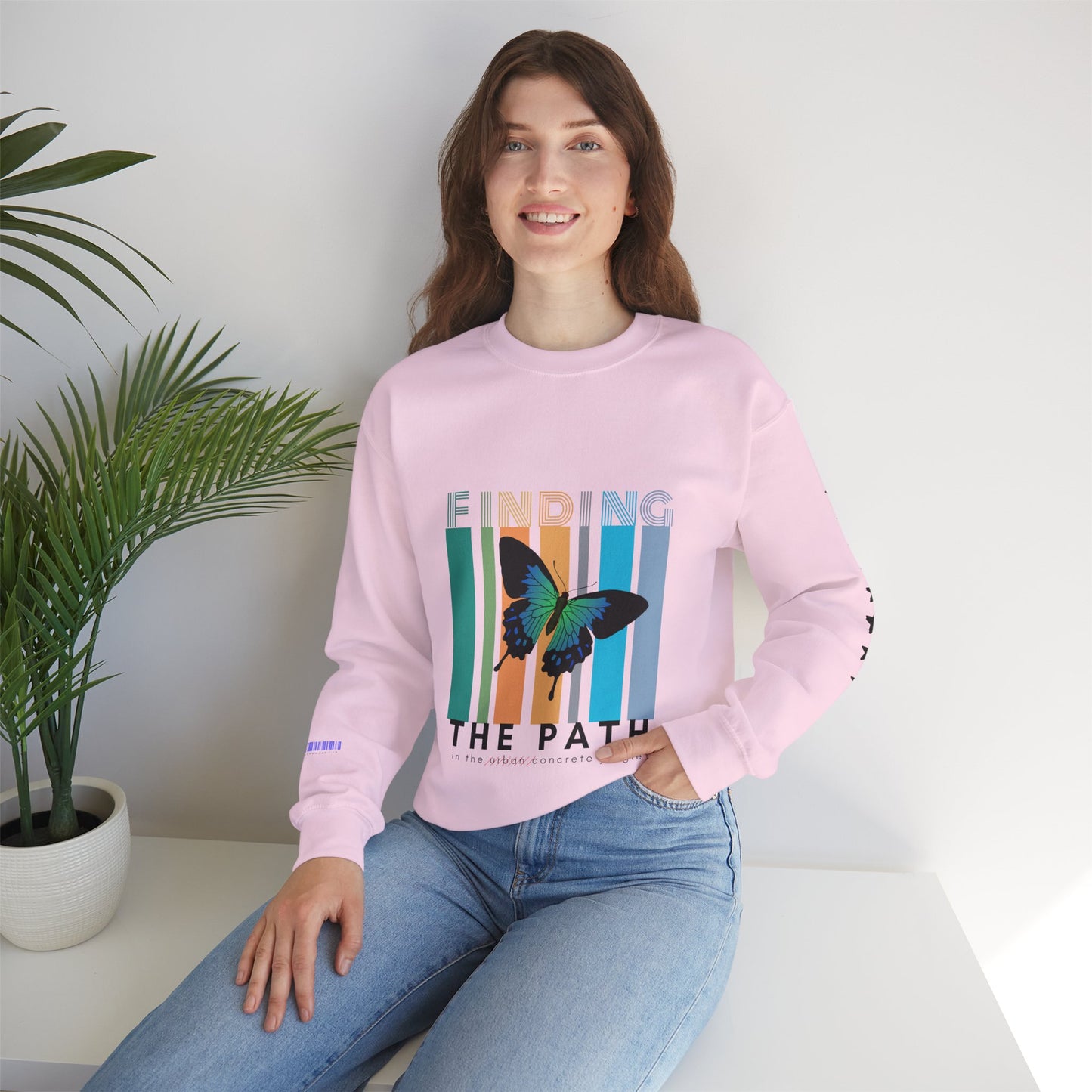 Unisex Heavy Blend™ Crewneck Sweatshirt_ N2+ Series UHBCSS PT2WW017_ Limited Edition Pure Luxury By WesternWaves: