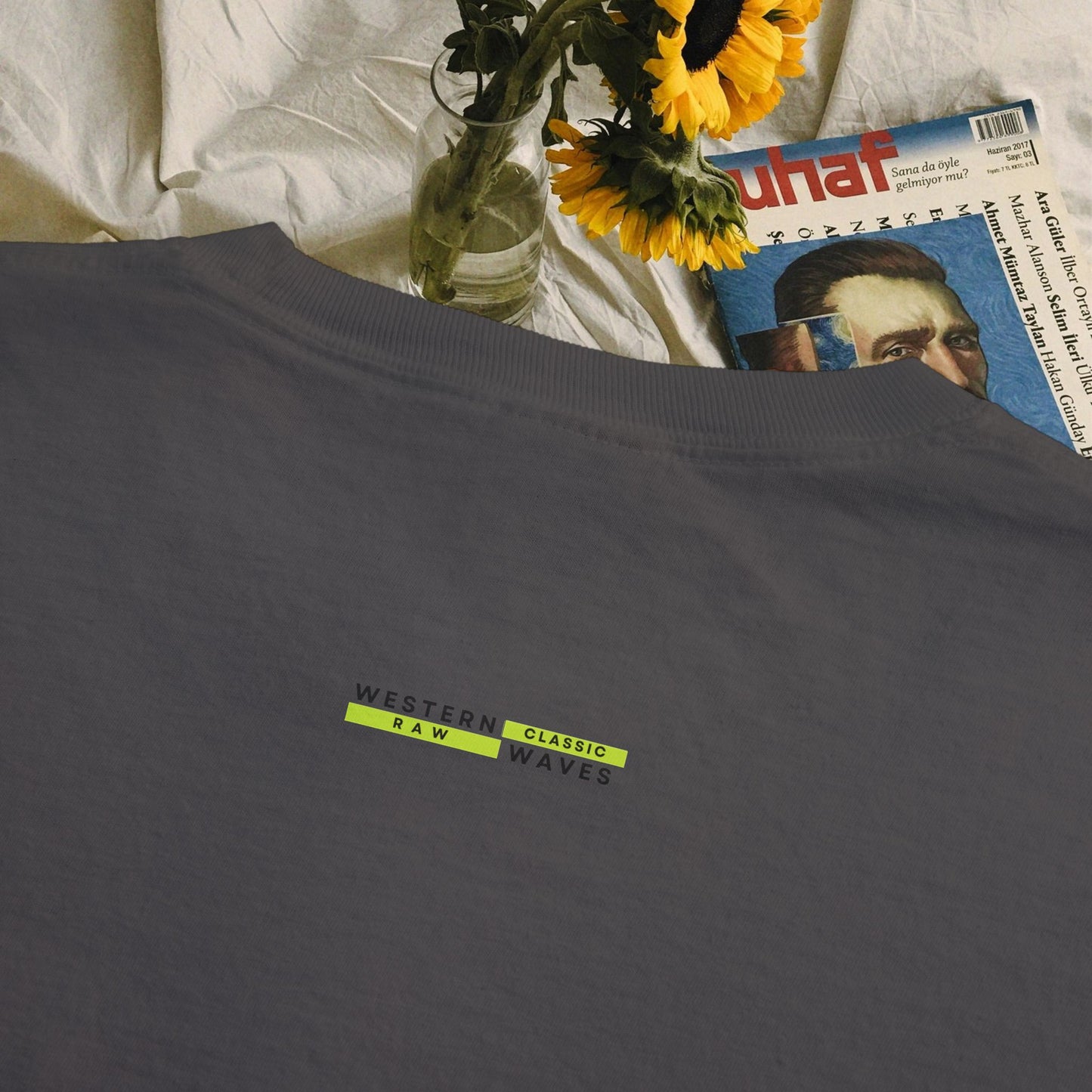 Unisex Garment-Dyed Pocket T-Shirt_ N3+ Series USGDPTS PT2WW001_ Limited Edition Raw Classic by WesternWaves: