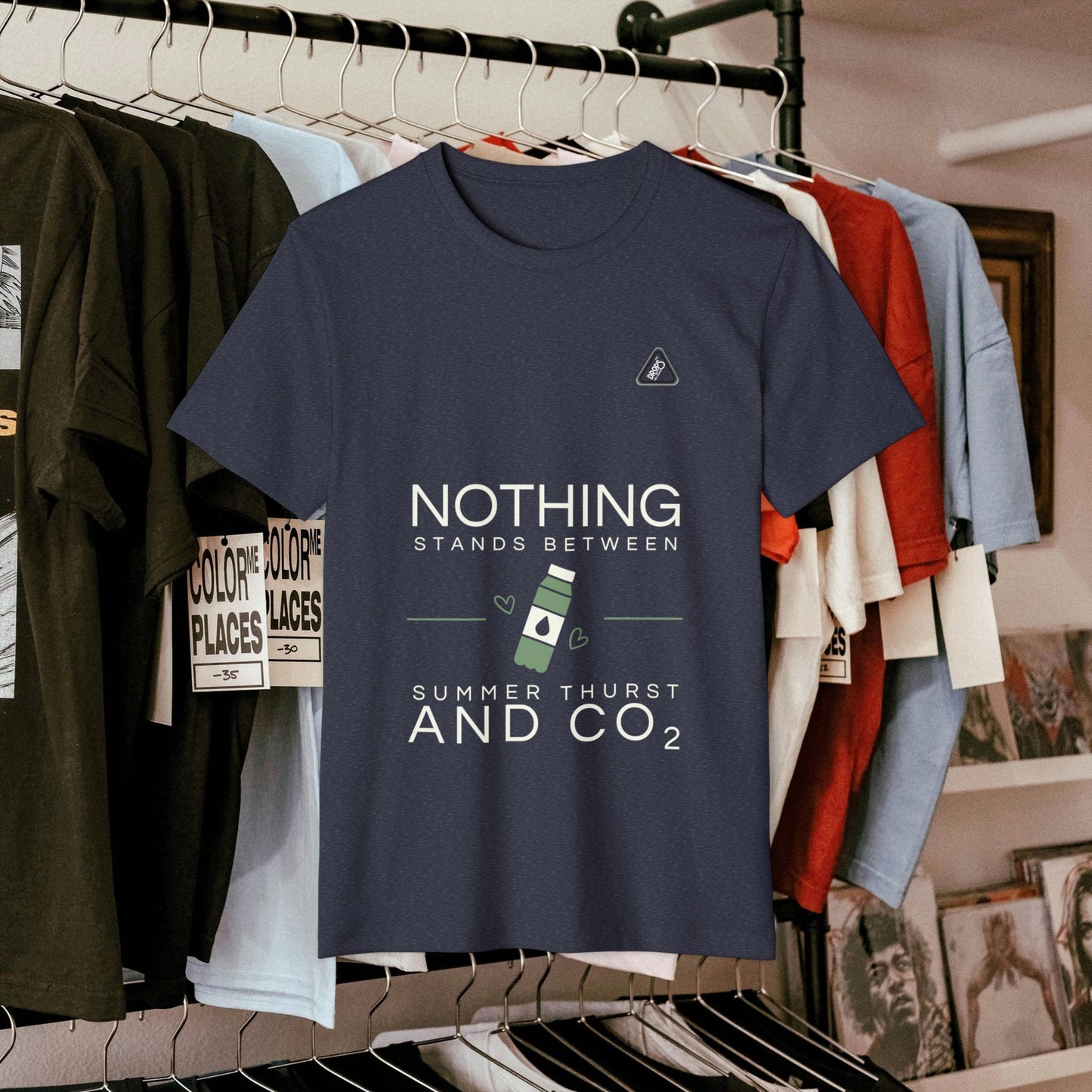 Eco-Friendly Unisex T-Shirt_ N7* Series ECOFUSTS PT2WW001_ Limited Edition Eco-Friendly T-Shirt by WesternWaves: