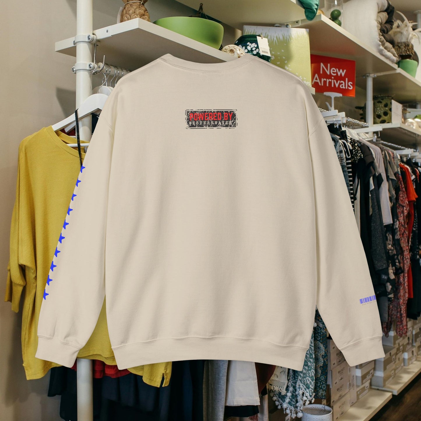 Unisex Heavy Blend™ Crewneck Sweatshirt_ N2 Sports Series UHBCSS PT2WW005_ Limited Edition ‘Zeztz’ Brand Sports Elements by WesternWaves: